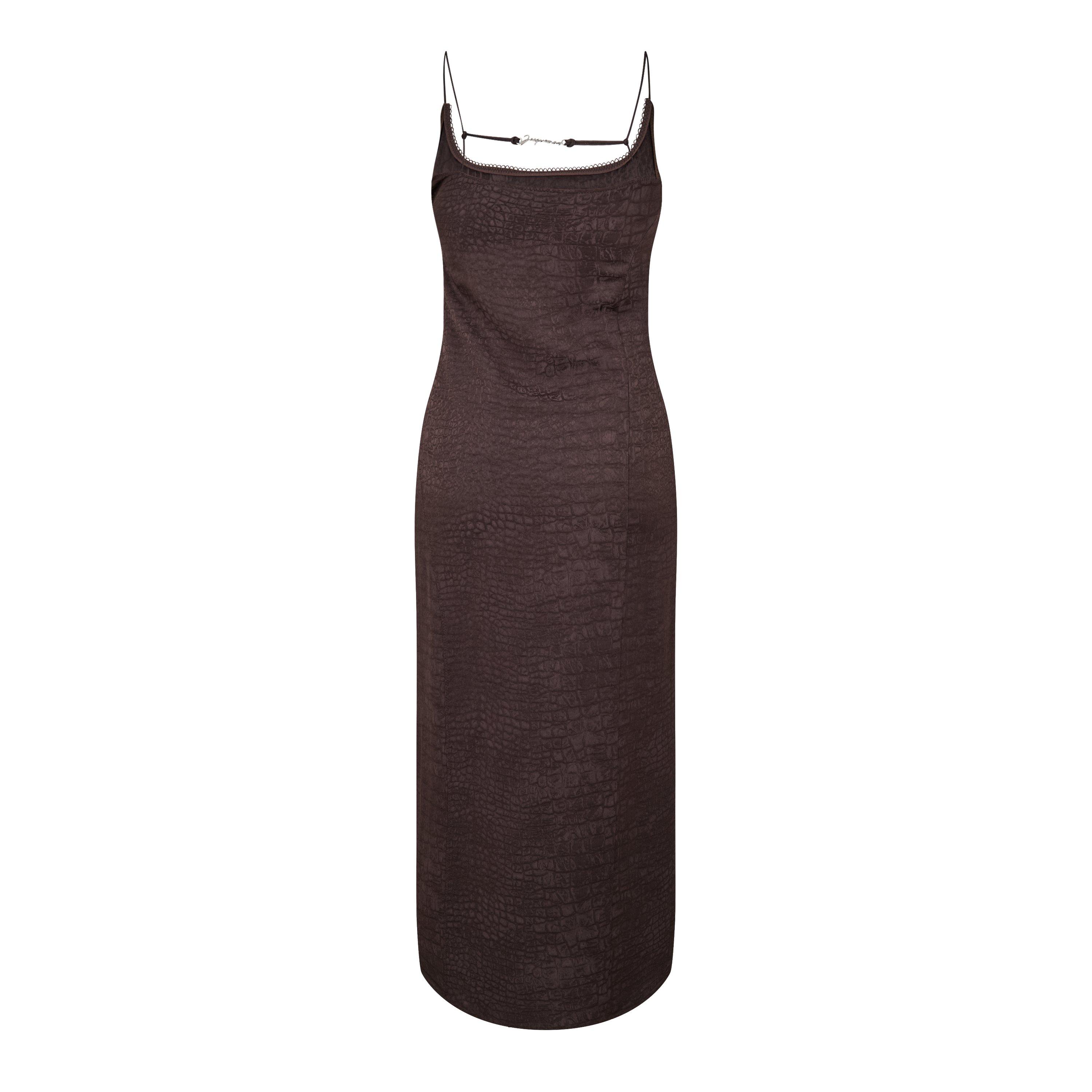 Croco Brown - Jacquemus - The Notte Dress - 6
