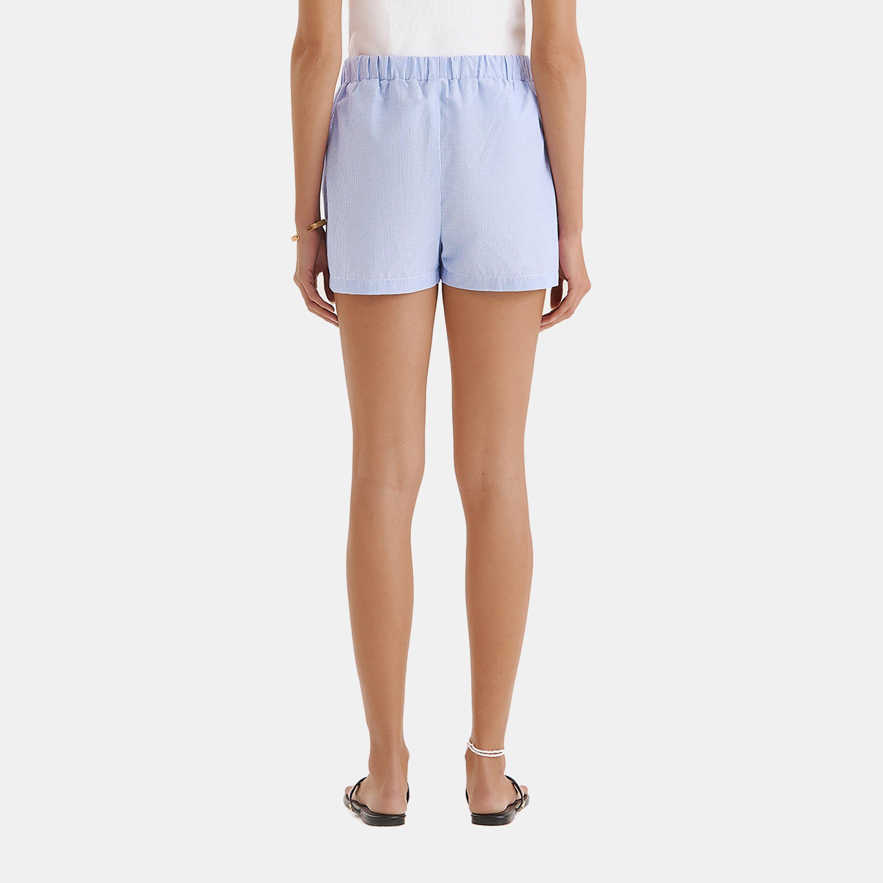 Stripe - 4th and Reckless - Women's Via Stripe Denim Shorts - 3