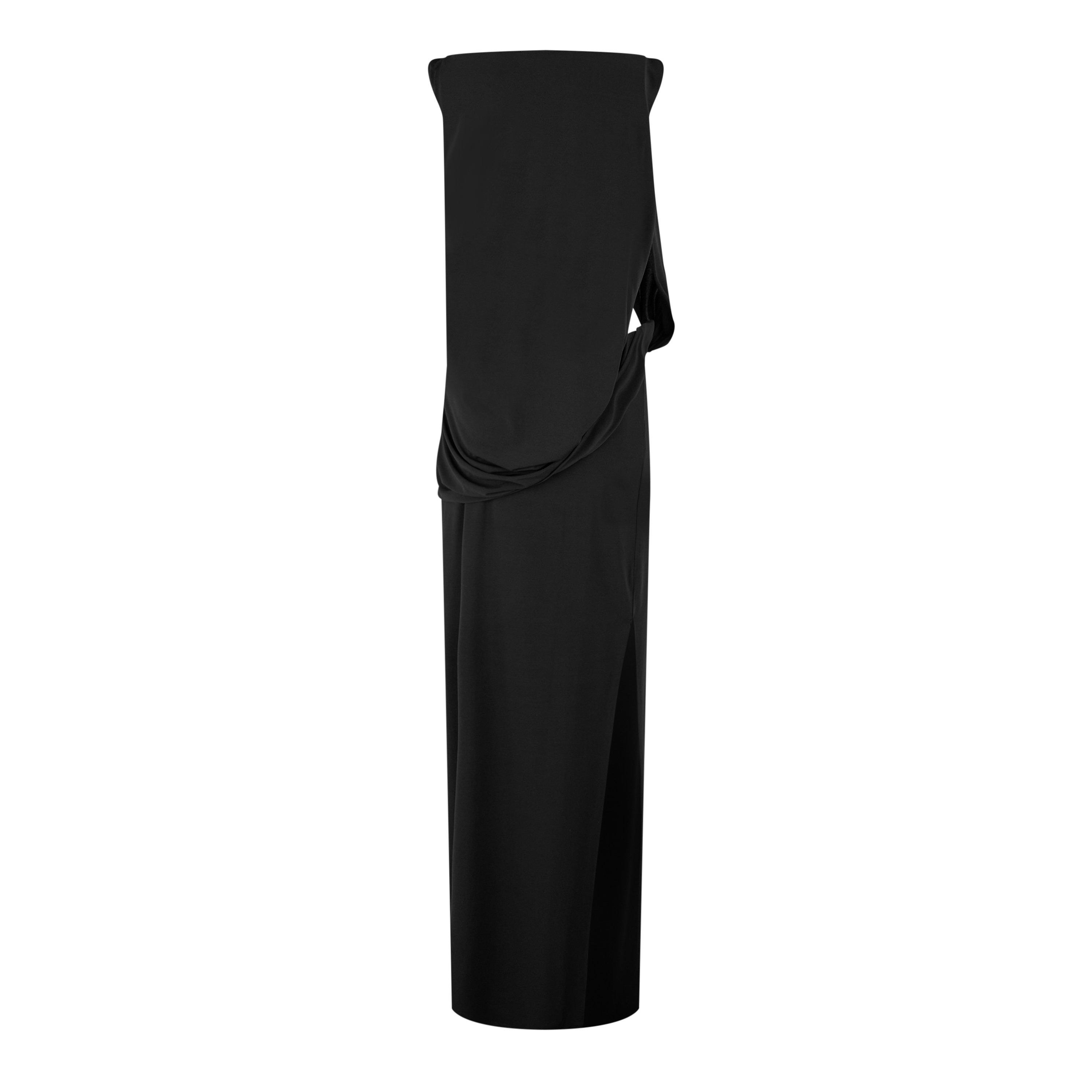 Black - Jacquemus - Women's Peplo Maxi Dress - 6