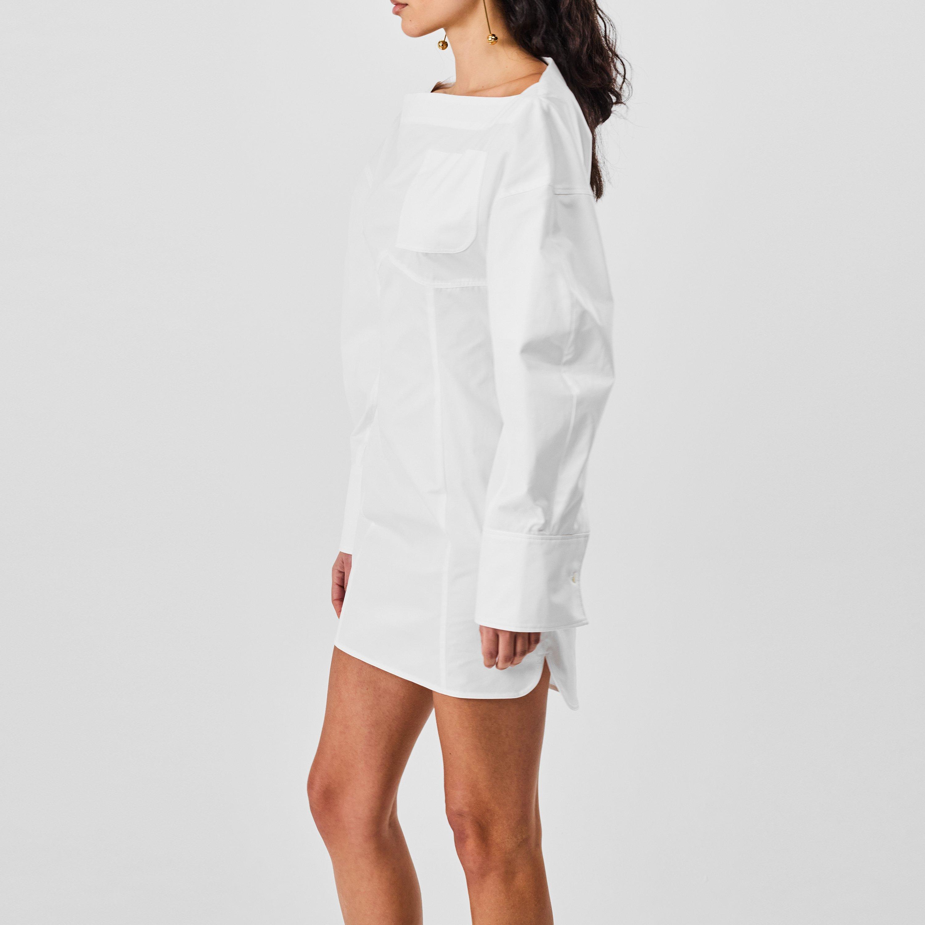 White - Jacquemus - Women's Casaco Mini Dress - 2