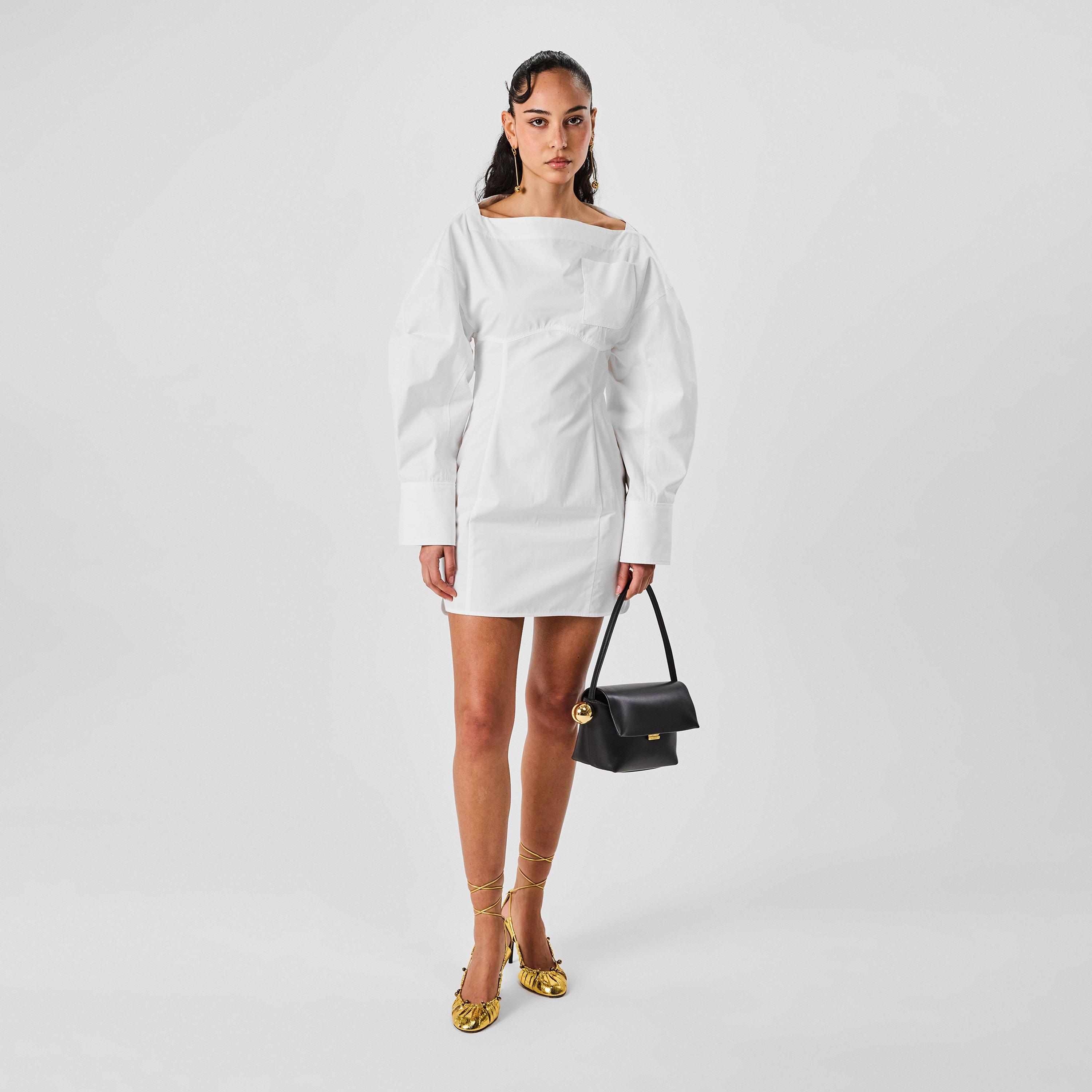 White - Jacquemus - Women's Casaco Mini Dress - 4