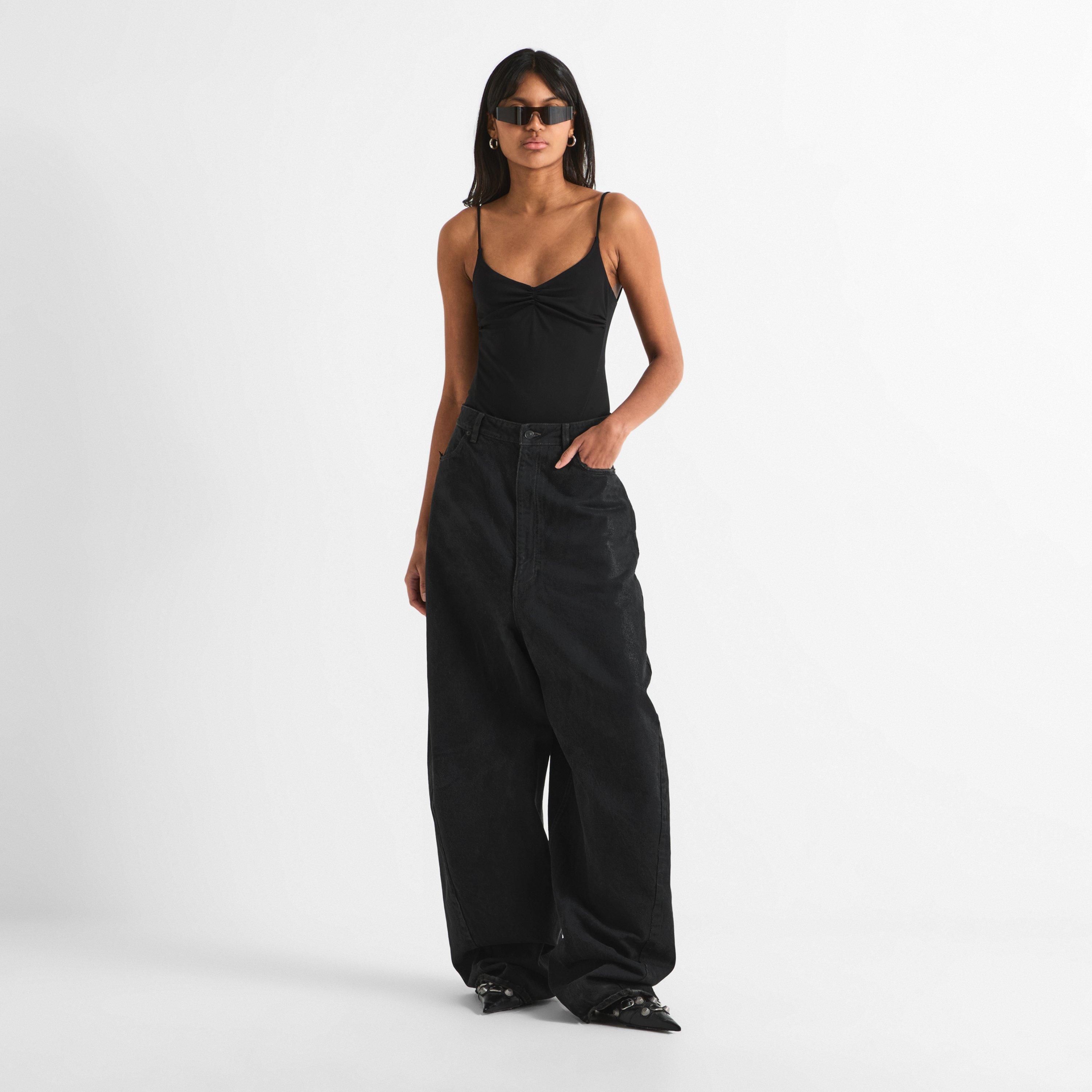 Vintage Black - Balenciaga - Bal Mid Barrel Jeans Ld64 - 6