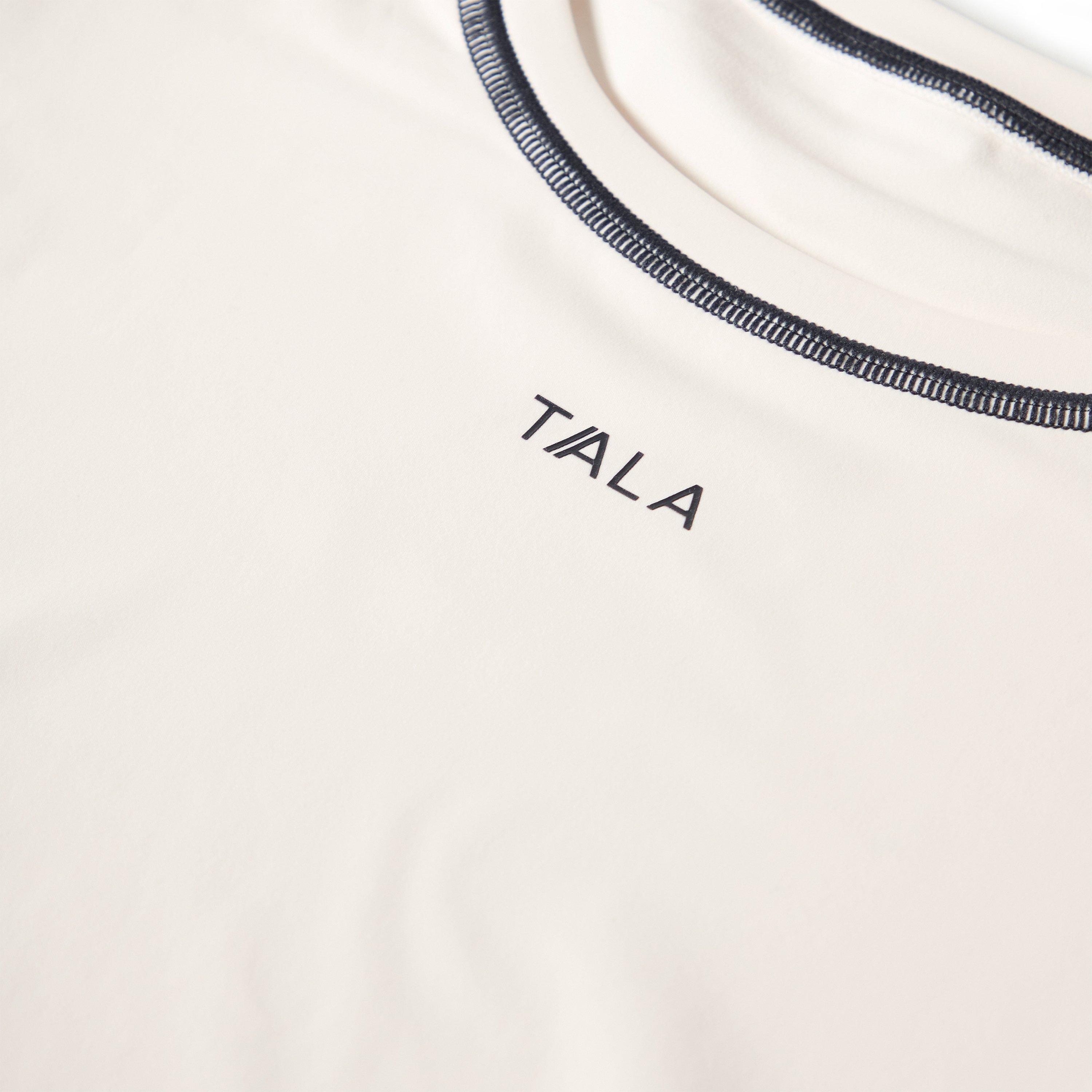 Ivory - TALA - TALA ULTRALITE ACTIVE TEE CONTRAST STITCH - 5