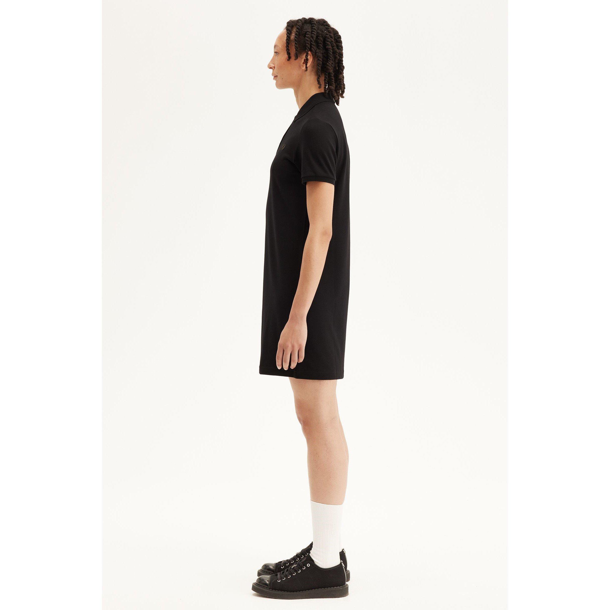 BLK/CRT GRN - Fred Perry - Shirt Day Mini Dress - 2