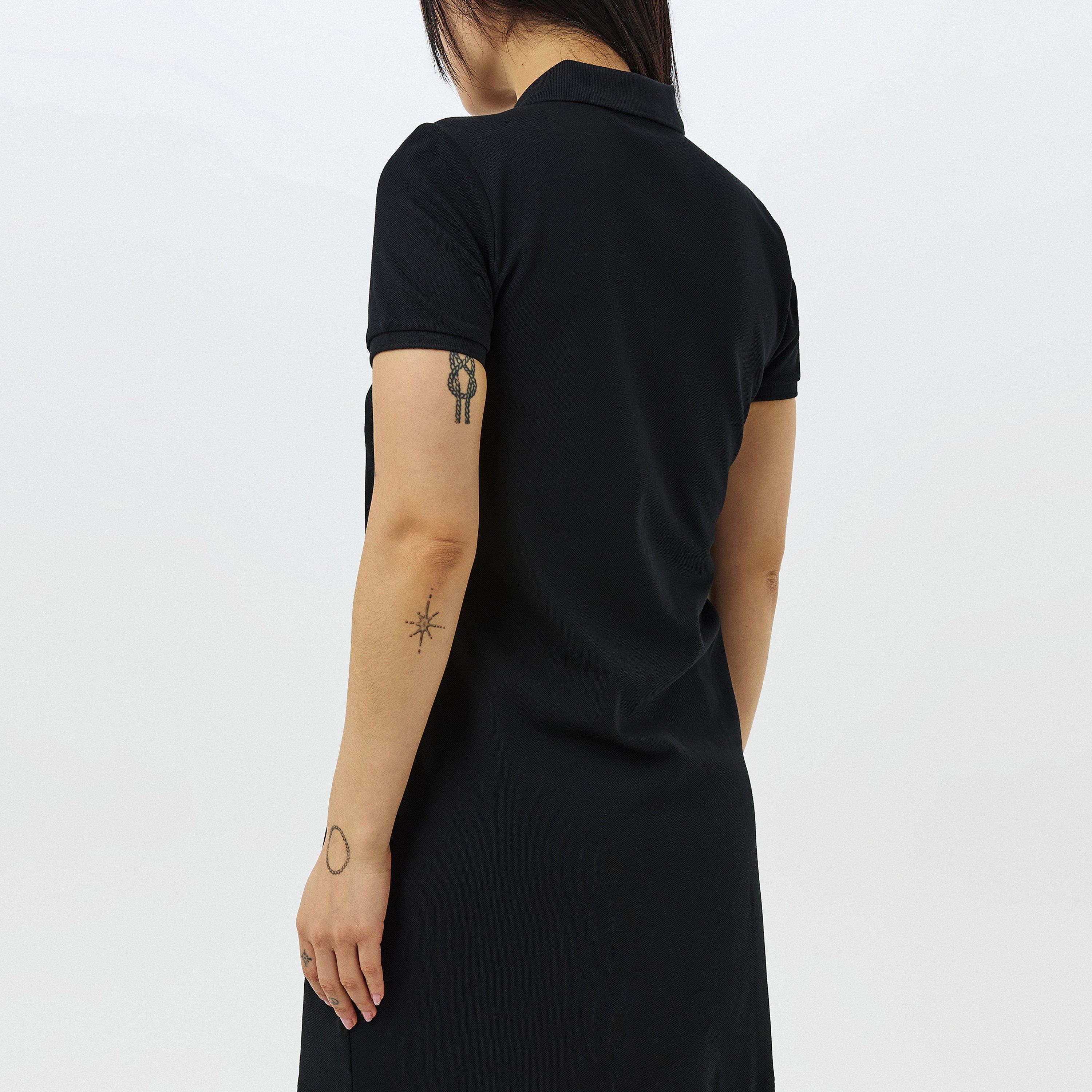 BLK/CRT GRN - Fred Perry - Shirt Day Mini Dress - 4
