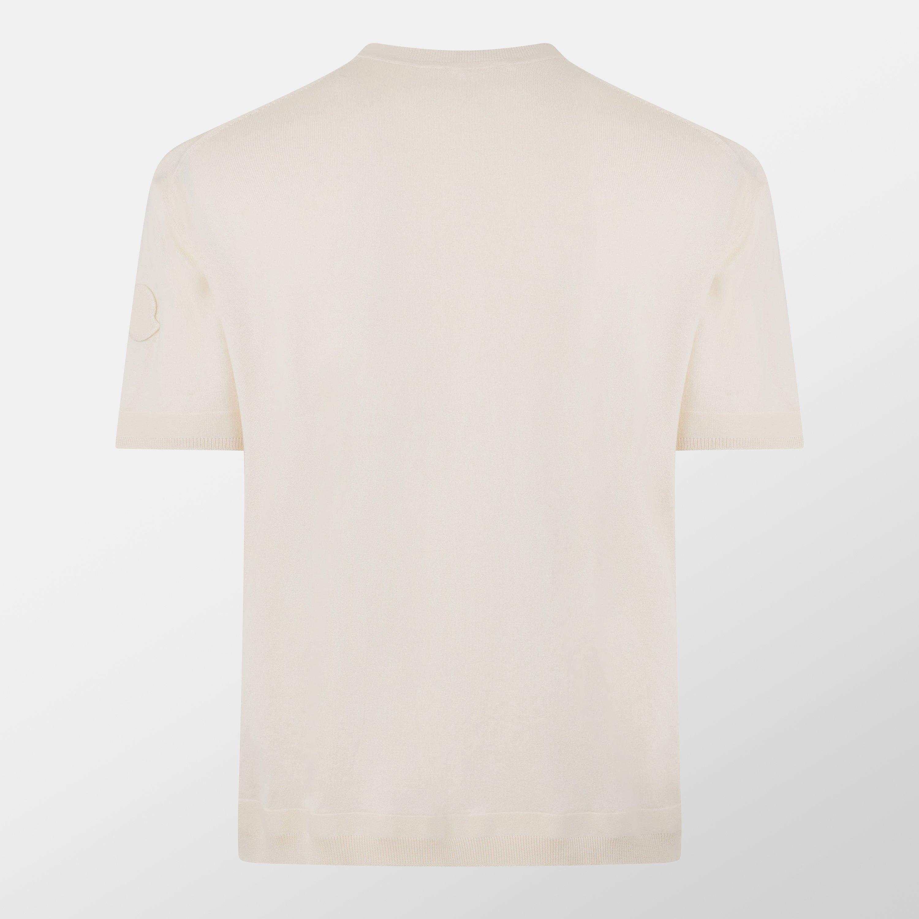 White 034 - Moncler - Knit T-Shirt - 2
