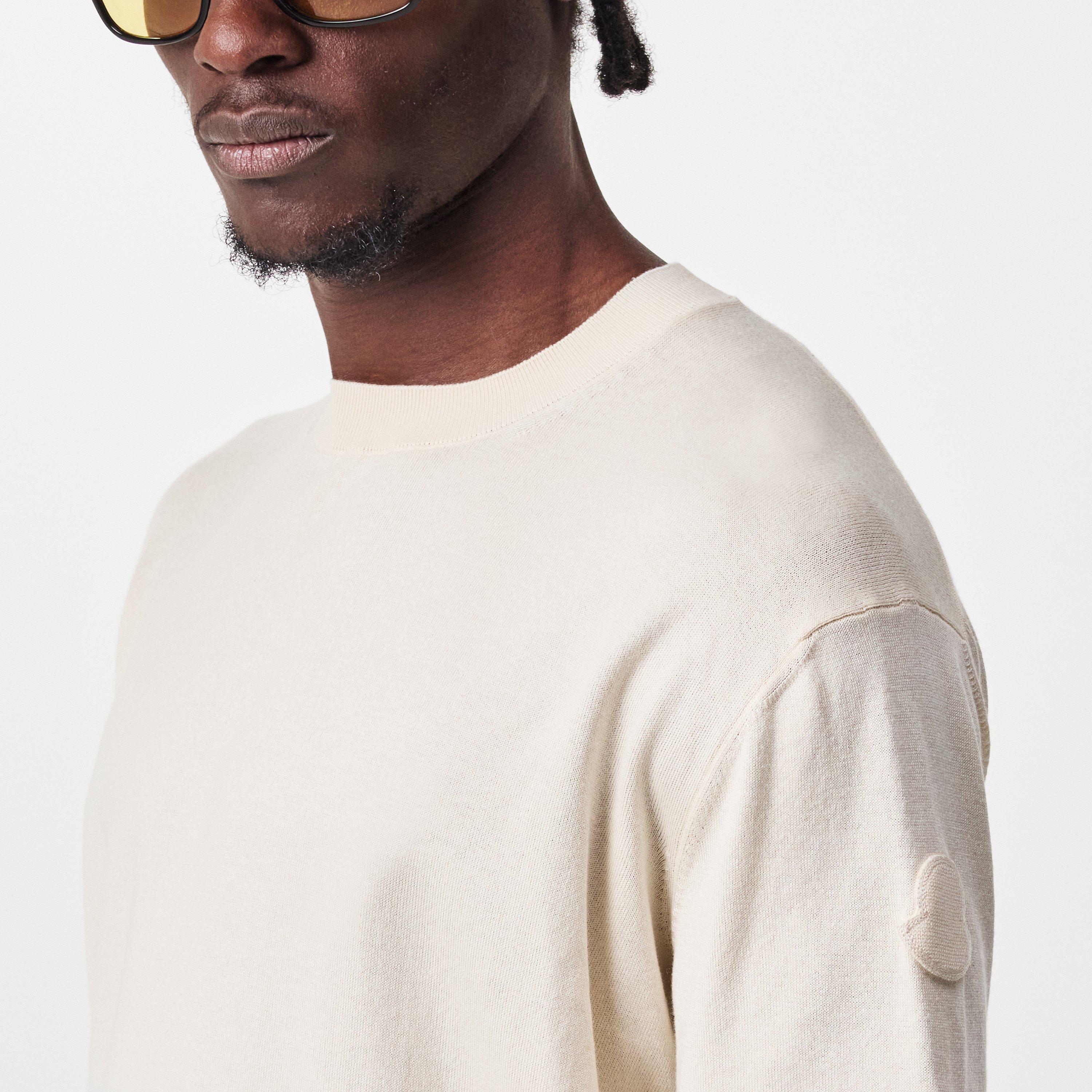 White 034 - Moncler - Knit T-Shirt - 5