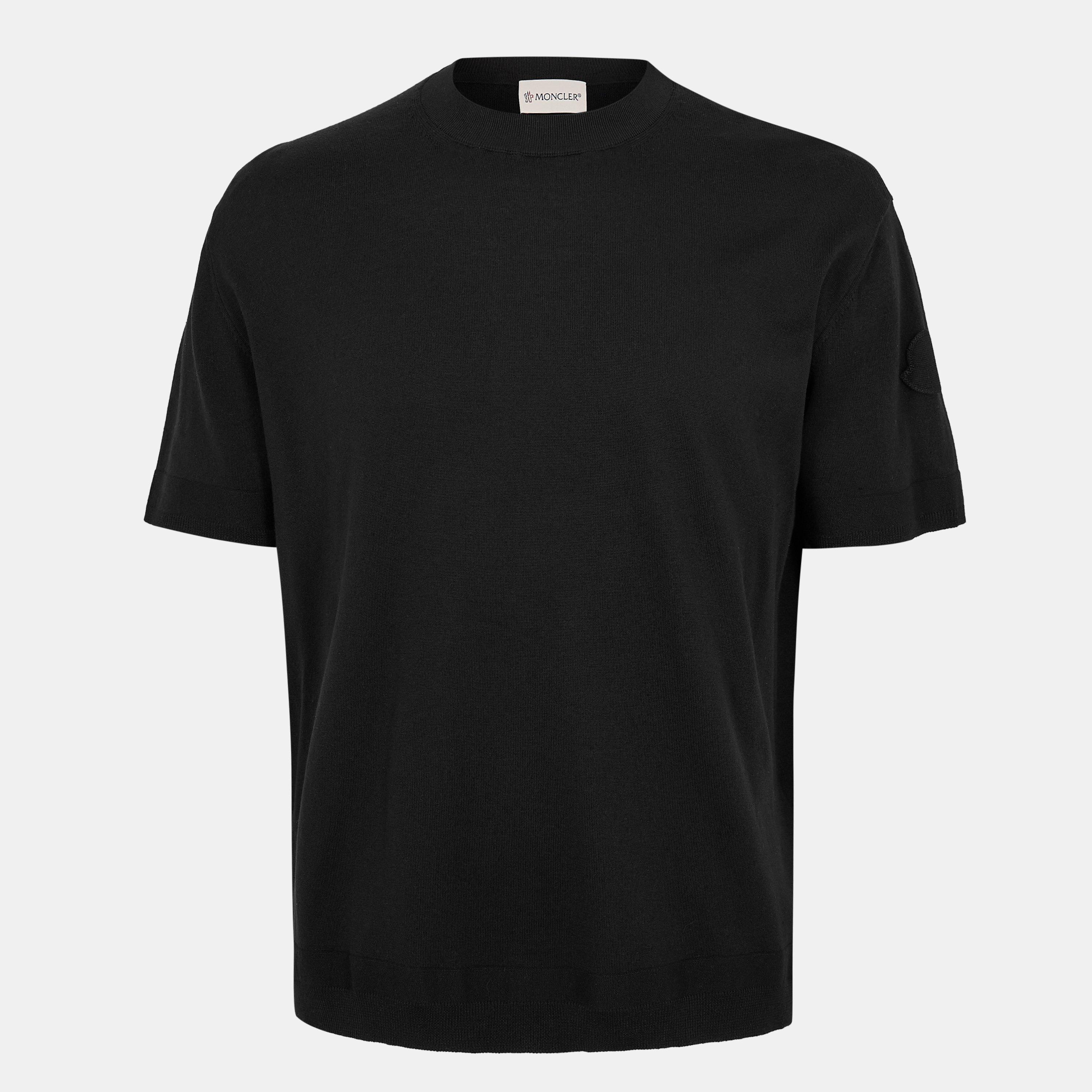 Black 999 - Moncler - Knit T-Shirt - 1