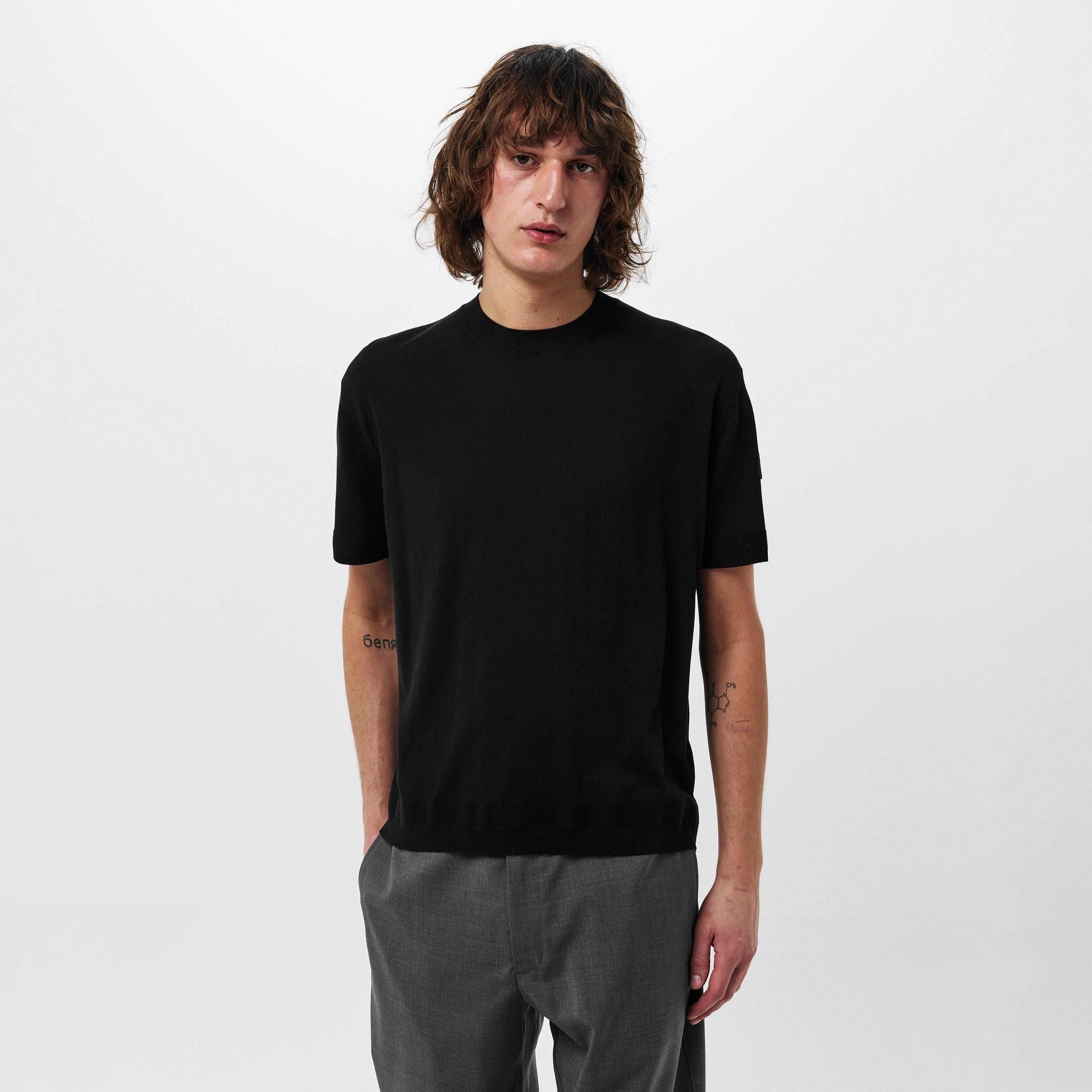 Black 999 - Moncler - Knit T-Shirt - 3