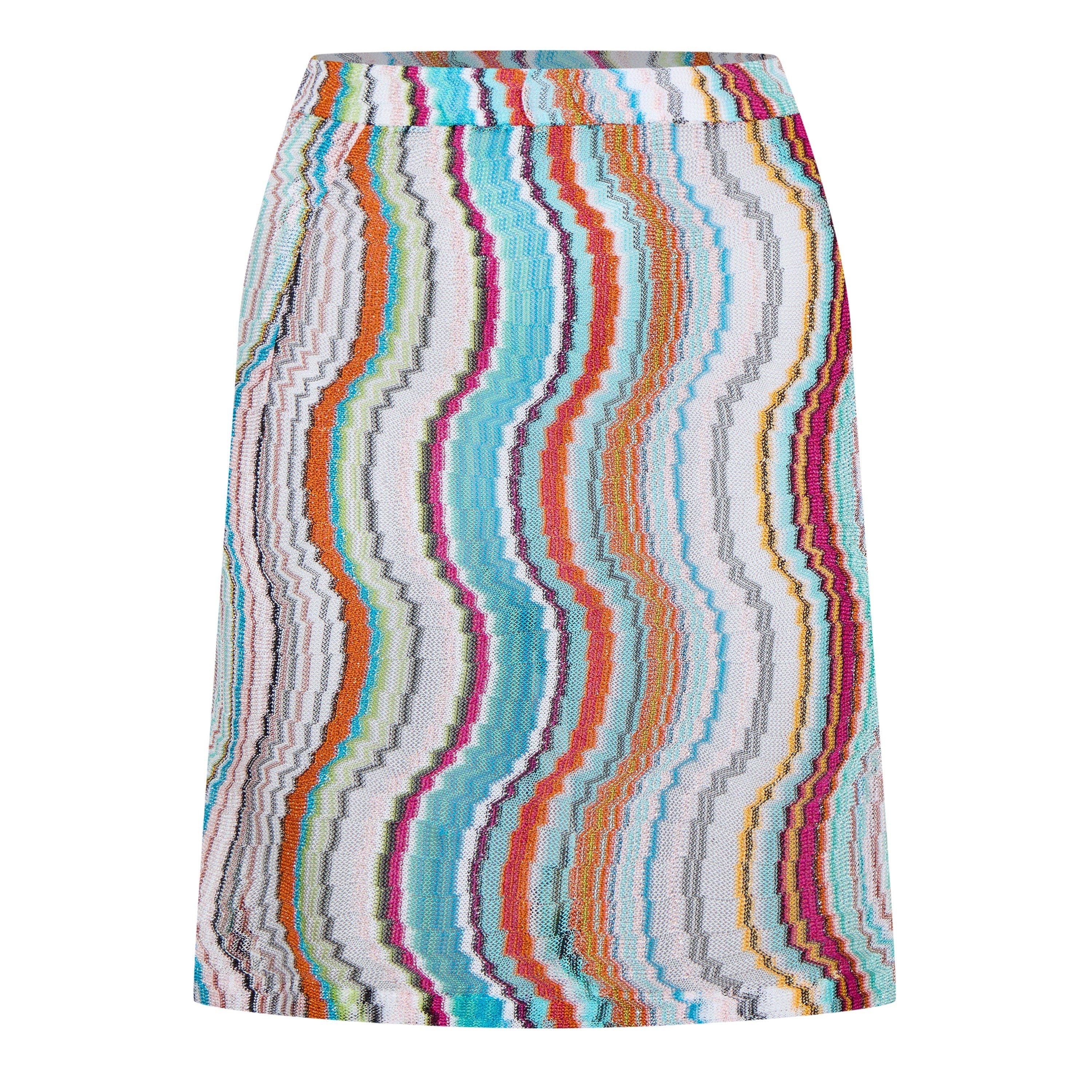 Multi White - Missoni - Women's Mini Skirt - 1