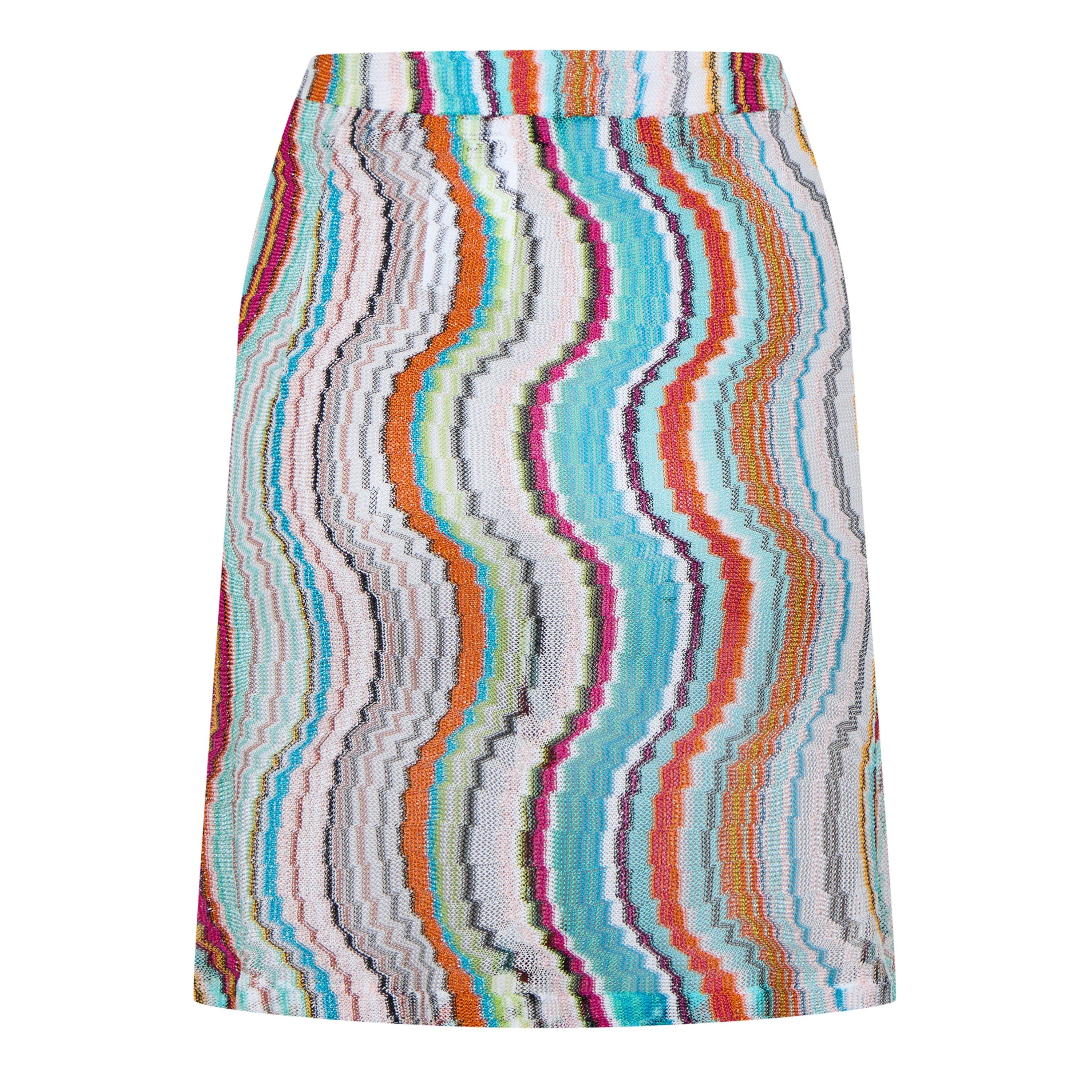 Multi White - Missoni - Women's Mini Skirt - 2