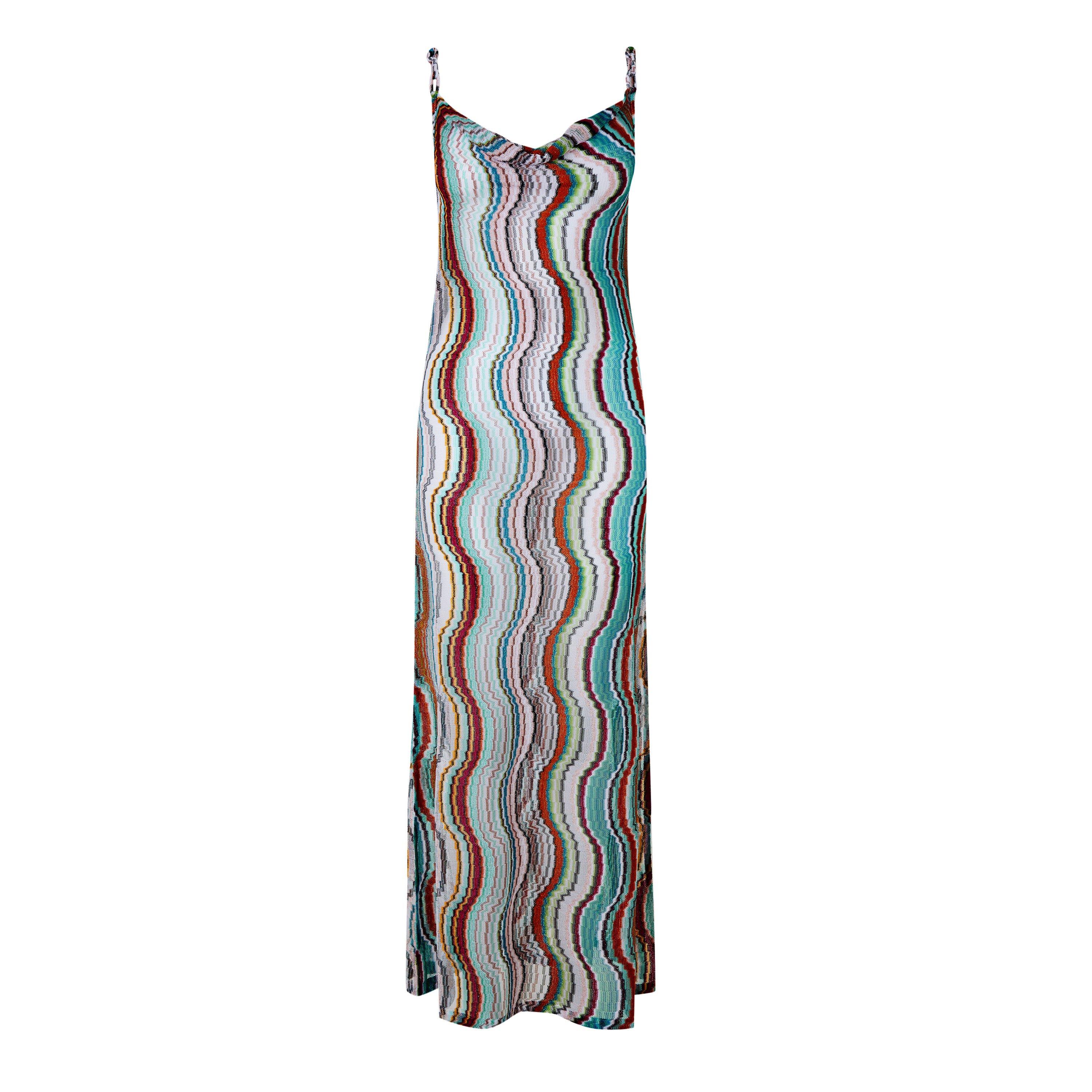 Multi White - Missoni - Women's Maxi Dress - 5