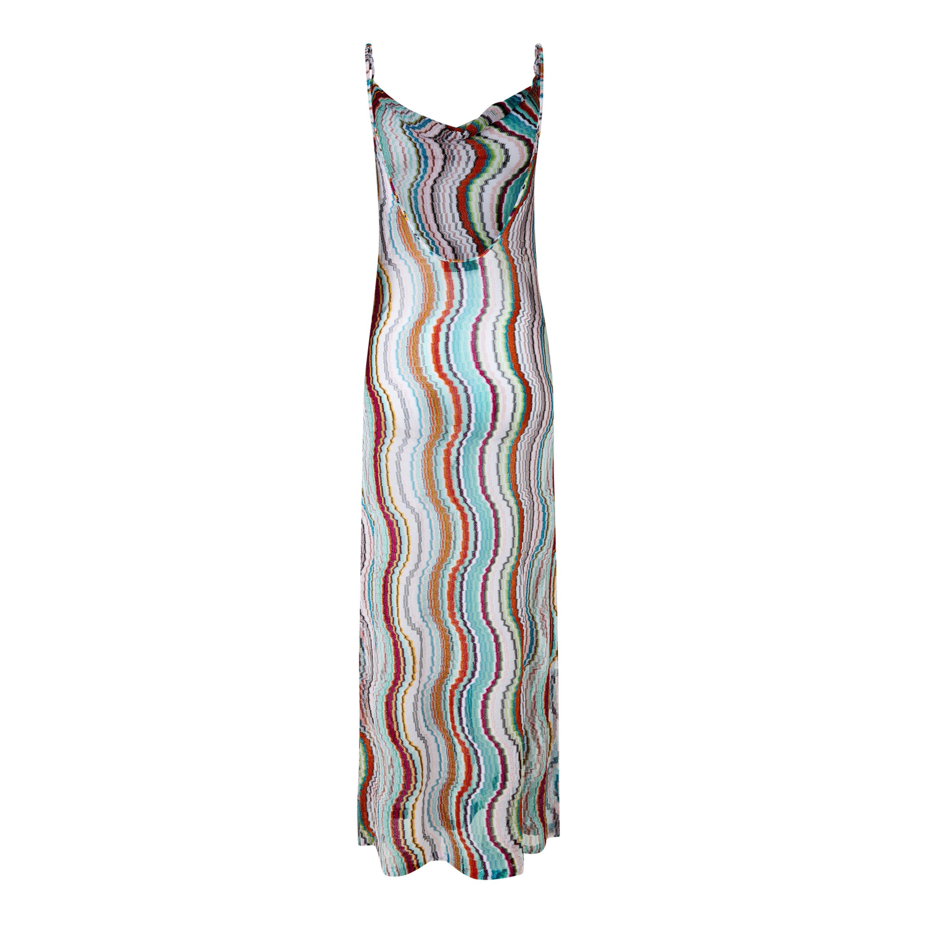 Multi White - Missoni - Women's Maxi Dress - 6