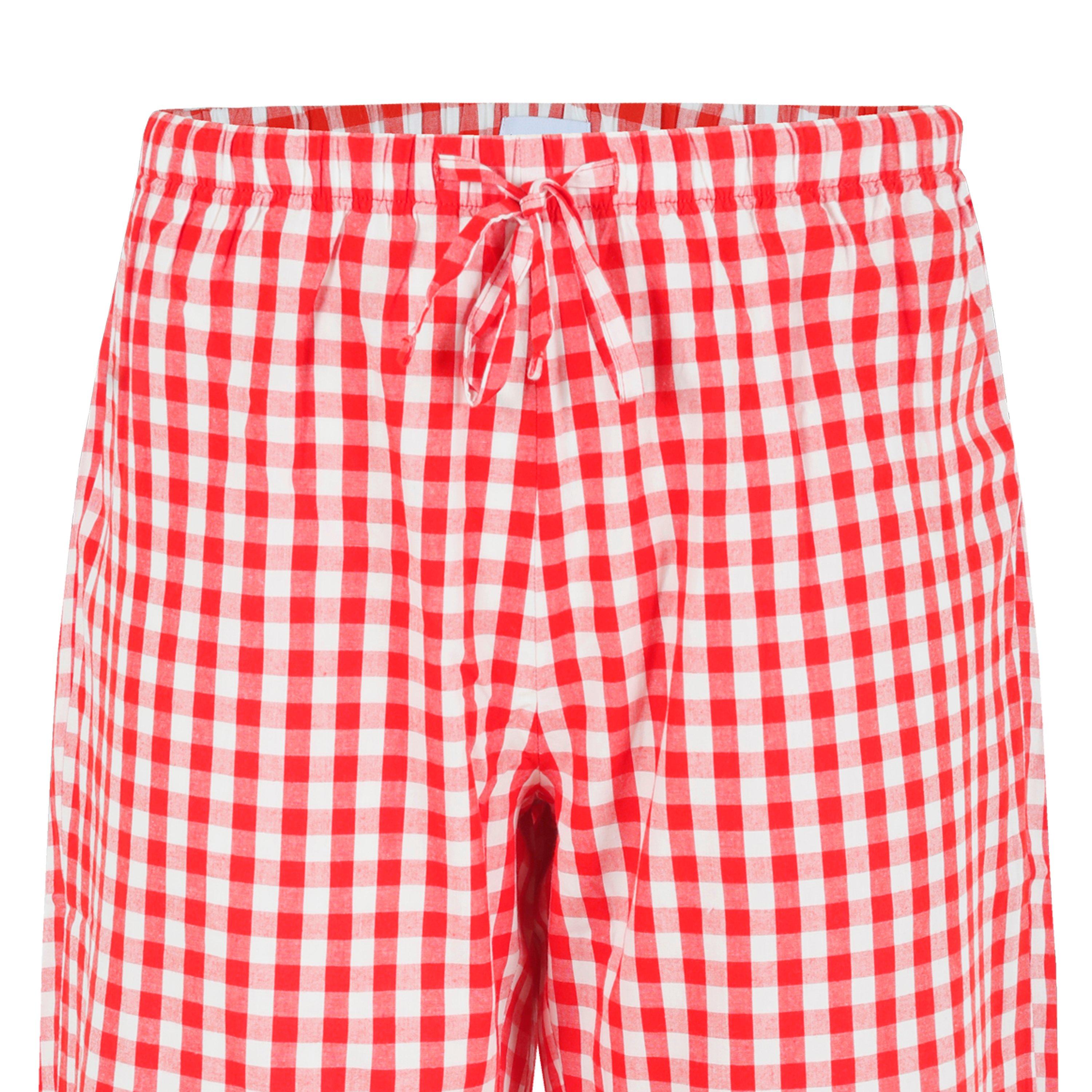 Rød/Hvid - Linea - Pyjama Trousers - 3