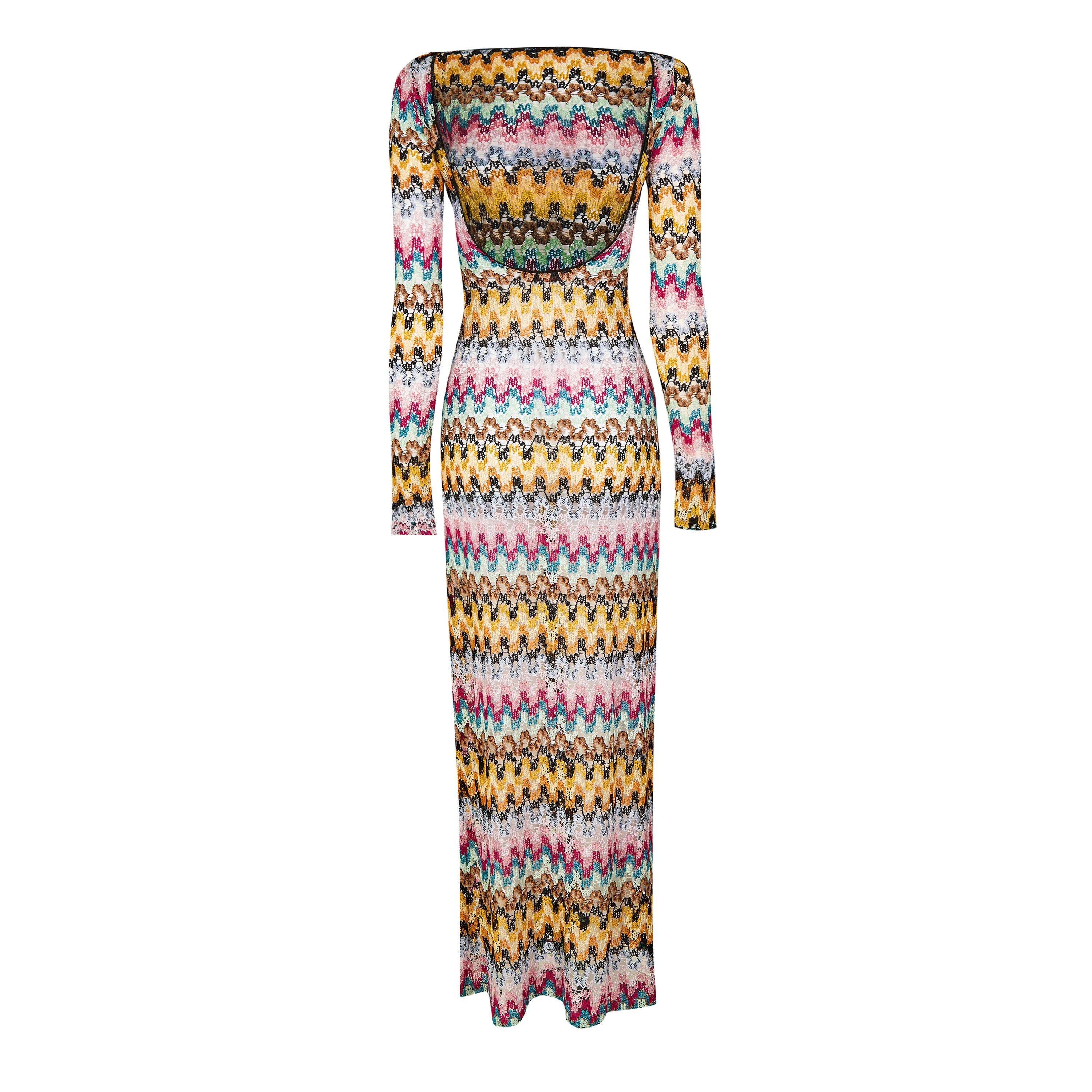 Multi Black - Missoni - Women's Maxi Dress - 6