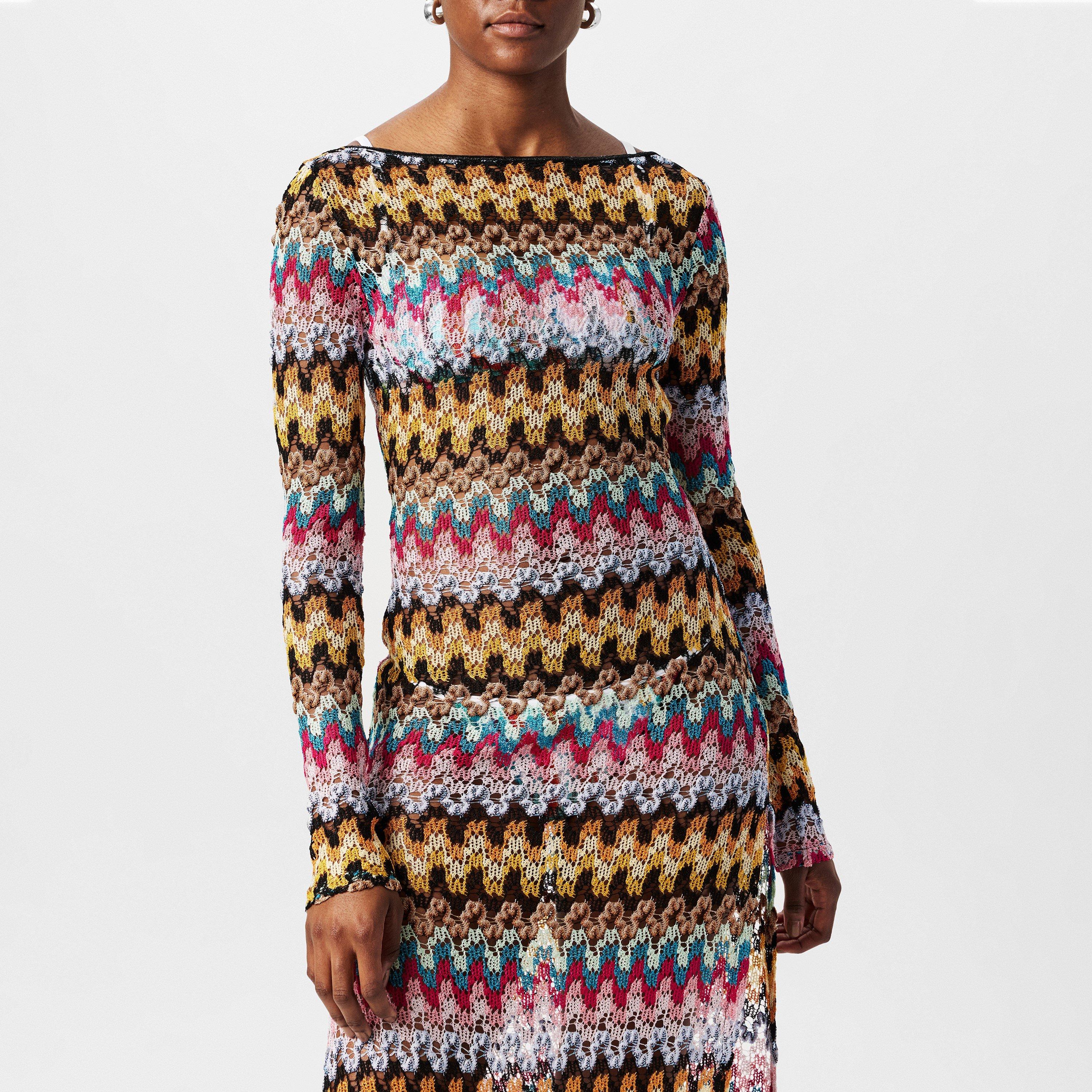 Multi Black - Missoni - Women's Maxi Dress - 2