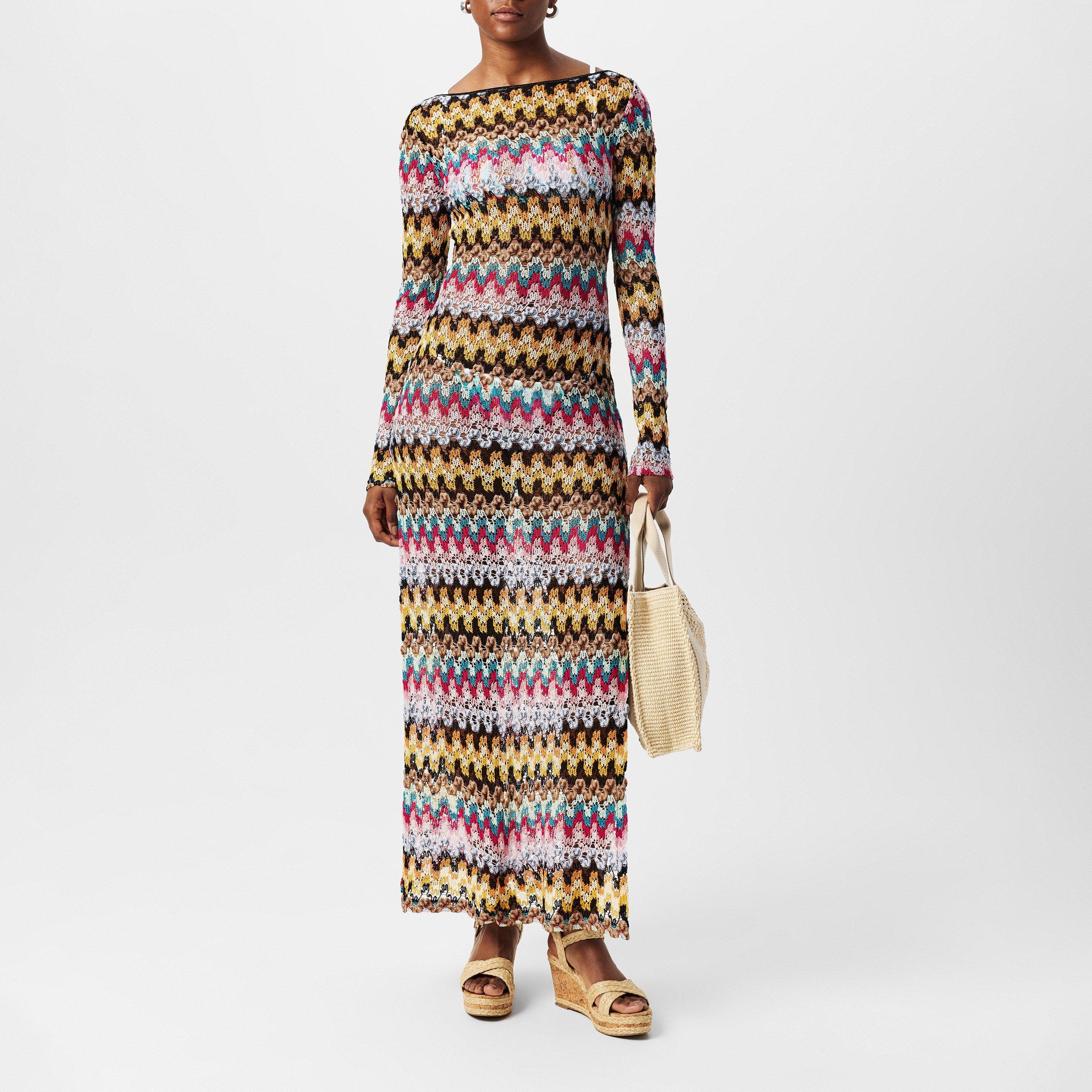 Multi Black - Missoni - Women's Maxi Dress - 5