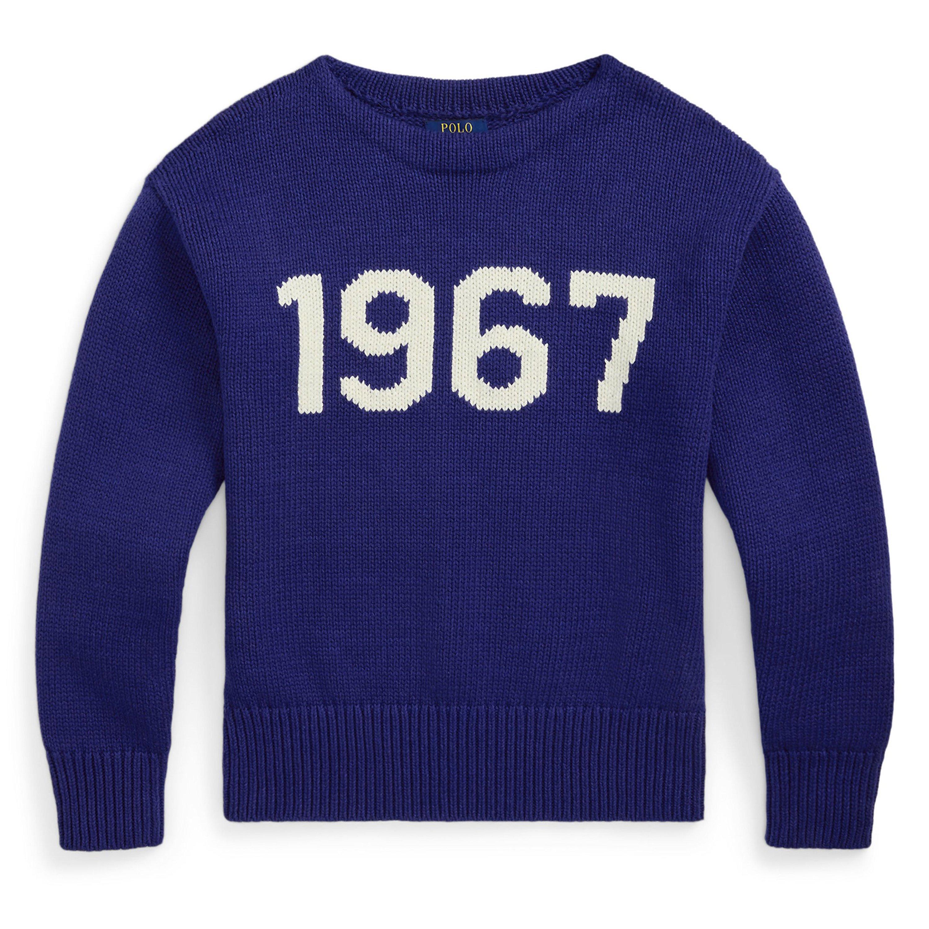 Polo Ralph Lauren Men's Crew Neck Jumper - Blue Combo - M