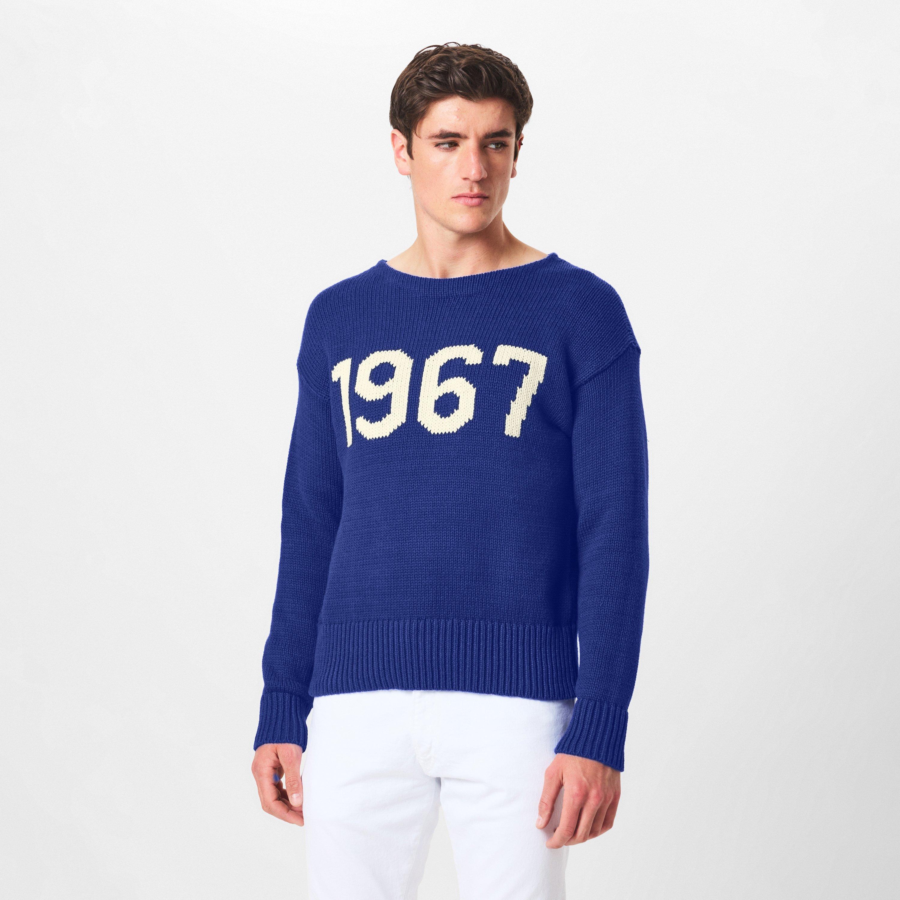 Blue Combo - Polo Ralph Lauren - Men's Crew Neck Jumper - 3