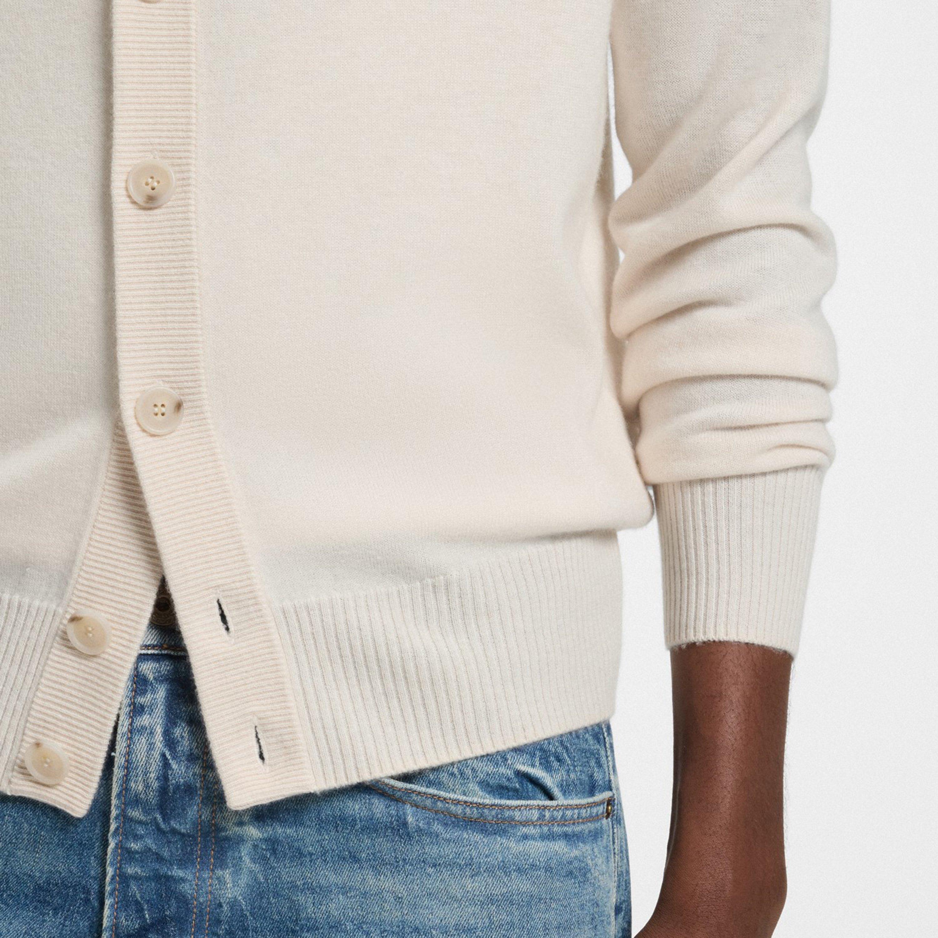 Light Beige 276 - Boss - Men's Double Breasted Jelso Relaxed-fit Cardigan - 4