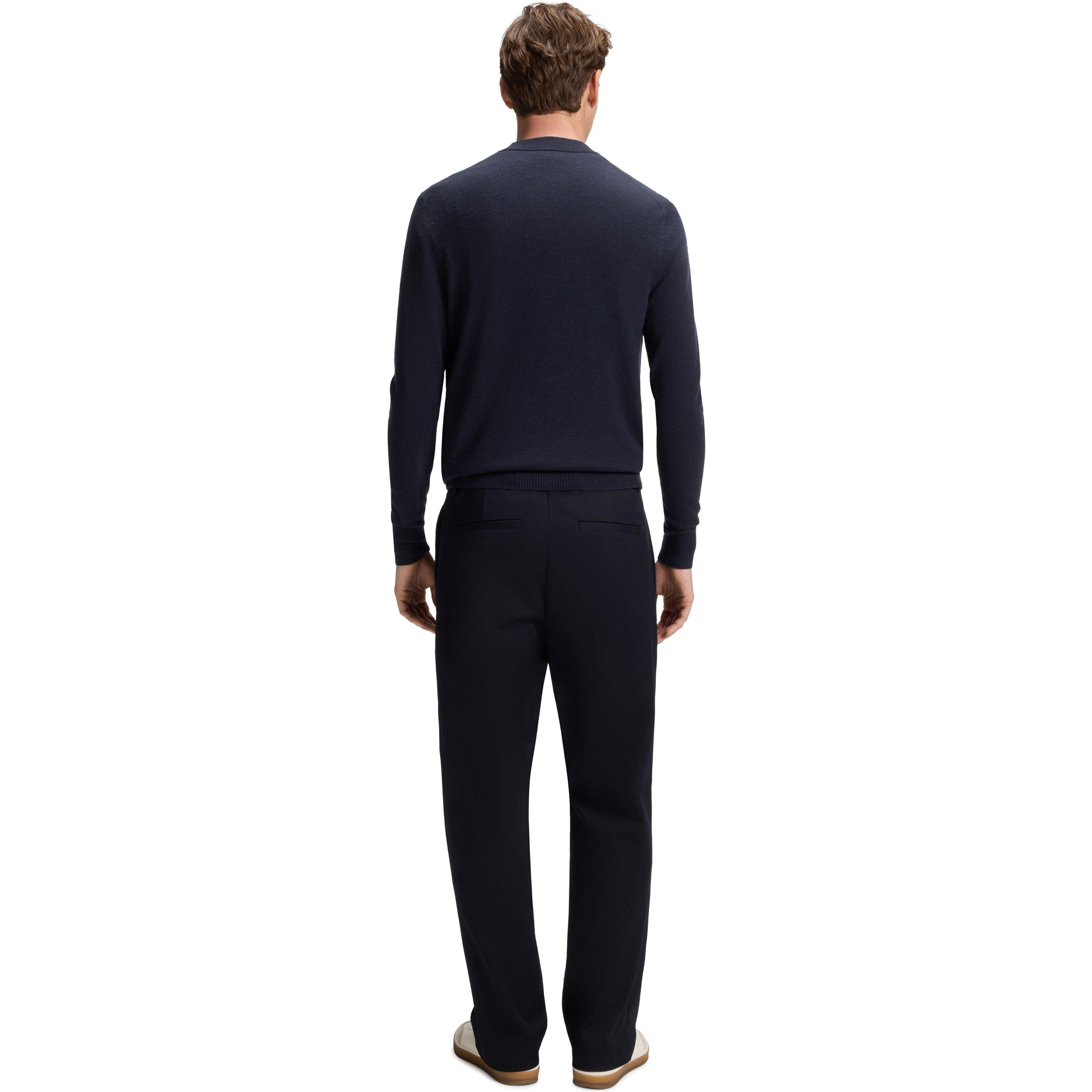 Dark Blue 408 - Boss - Men's Double Breasted Jelso Relaxed-fit Cardigan - 3