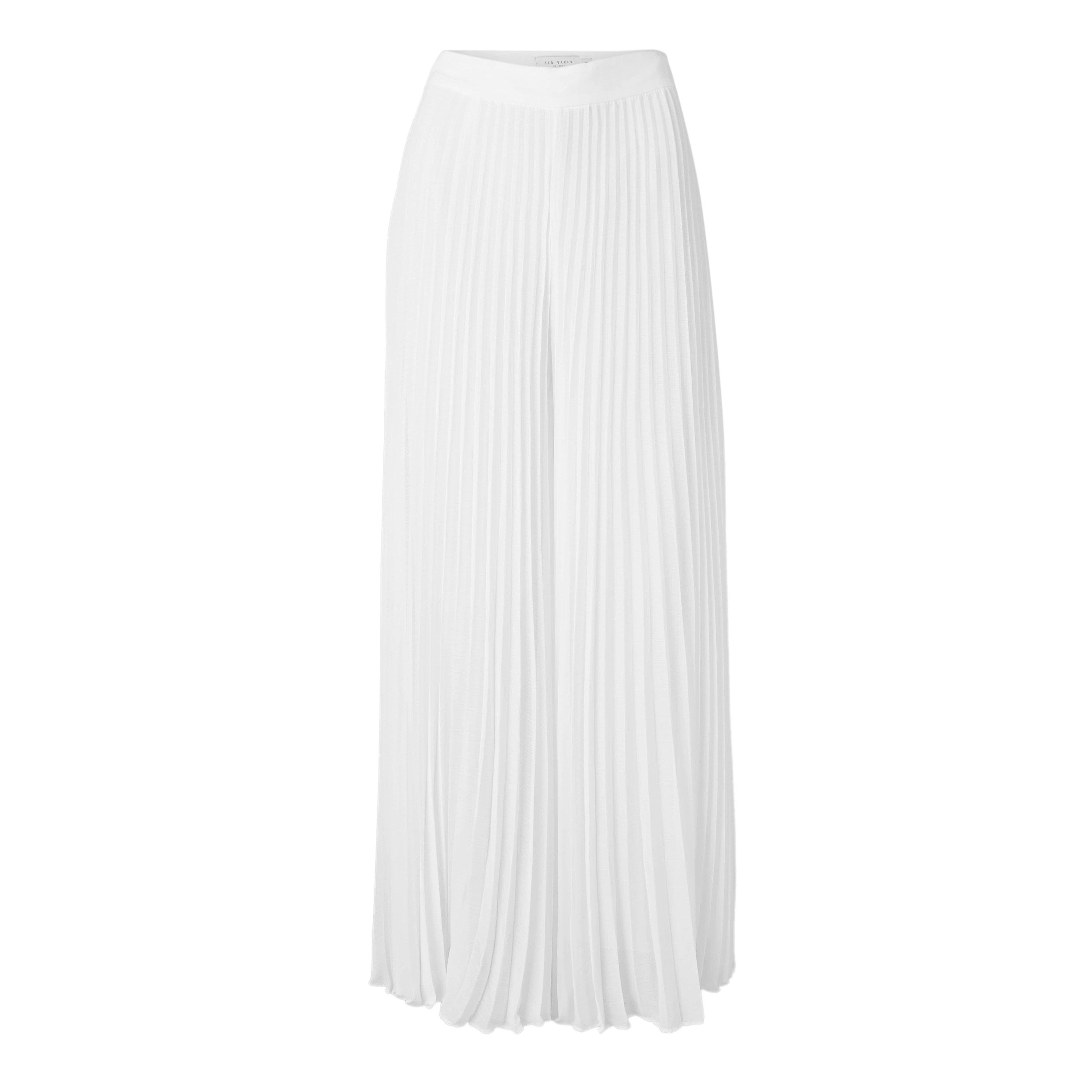 Ted Baker Women's Pleated Trousers - White - 8 (XS)