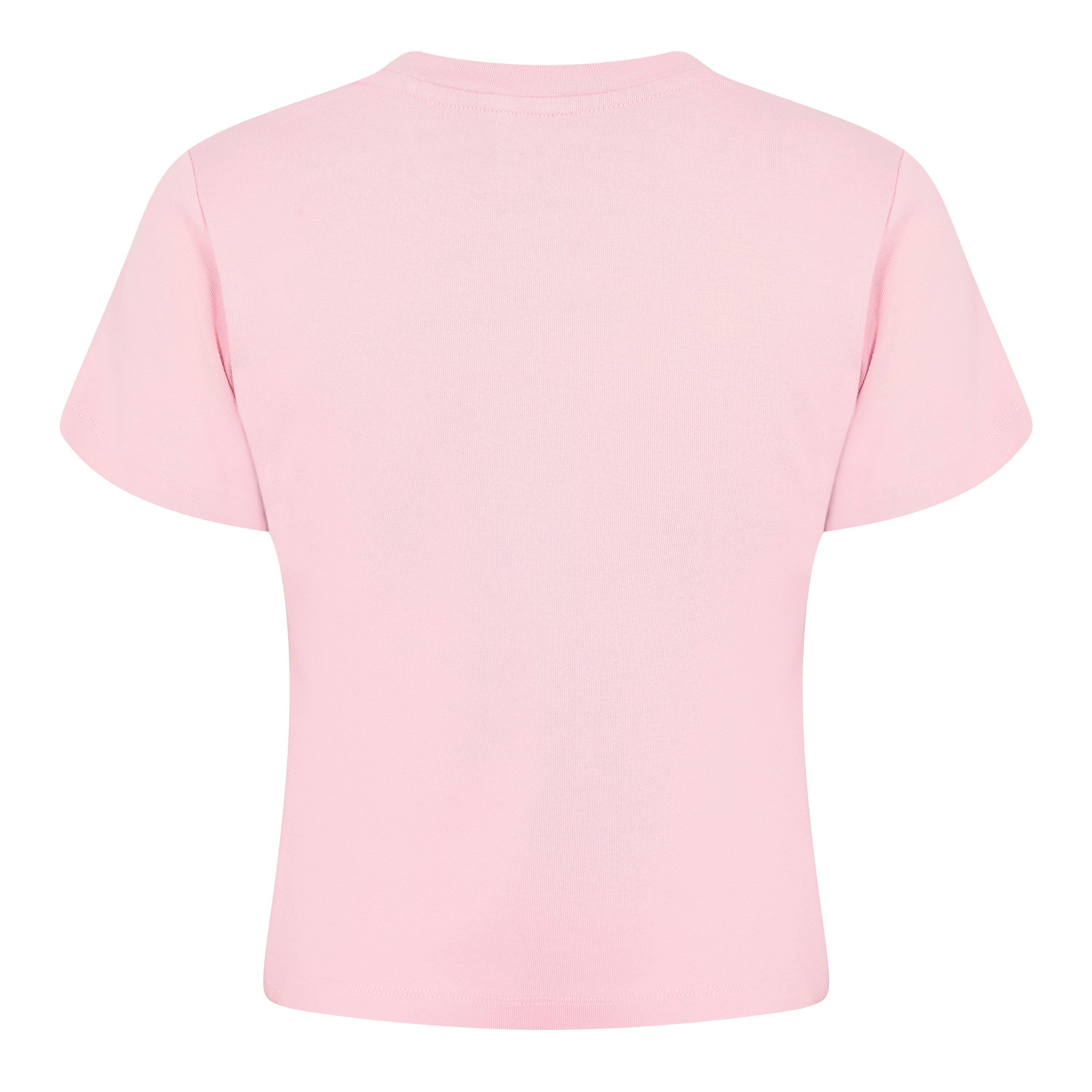 Pnk Peach Print - Levis - Women's Short Sleeve Boxy Western Criss Cross Baby Tee - 2