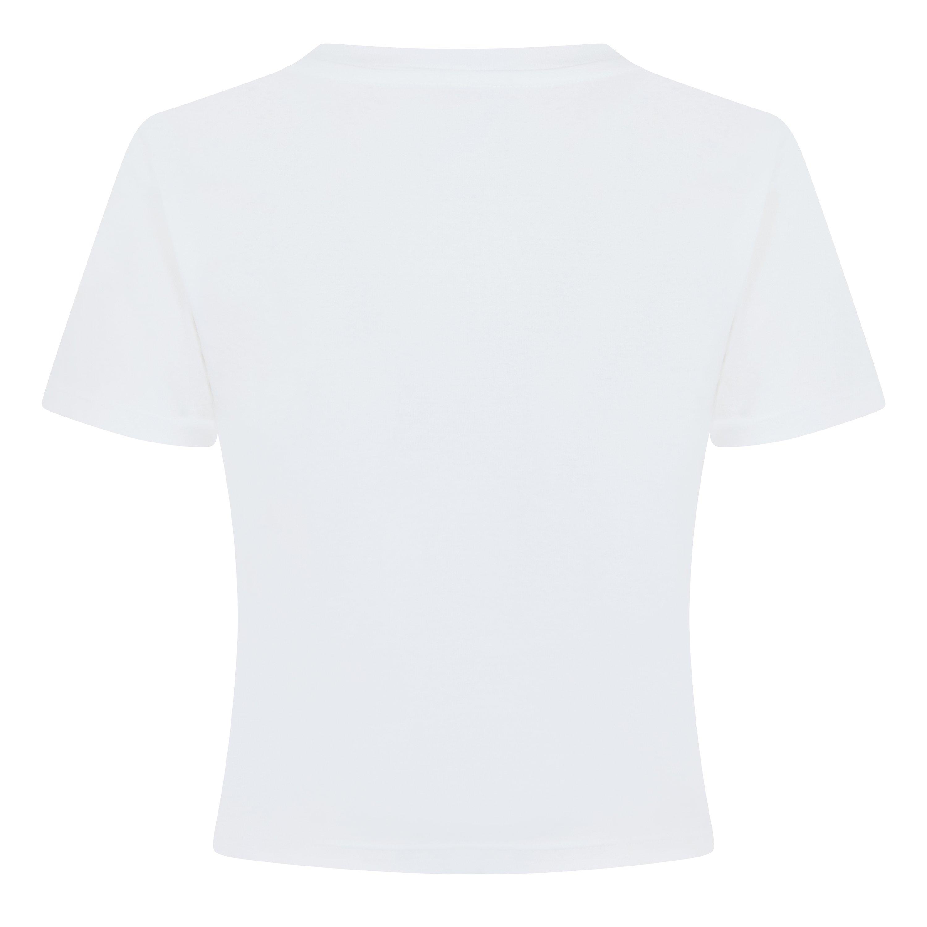 White Peach - Levis - Women's Short Sleeve Boxy Western Criss Cross Baby Tee - 2