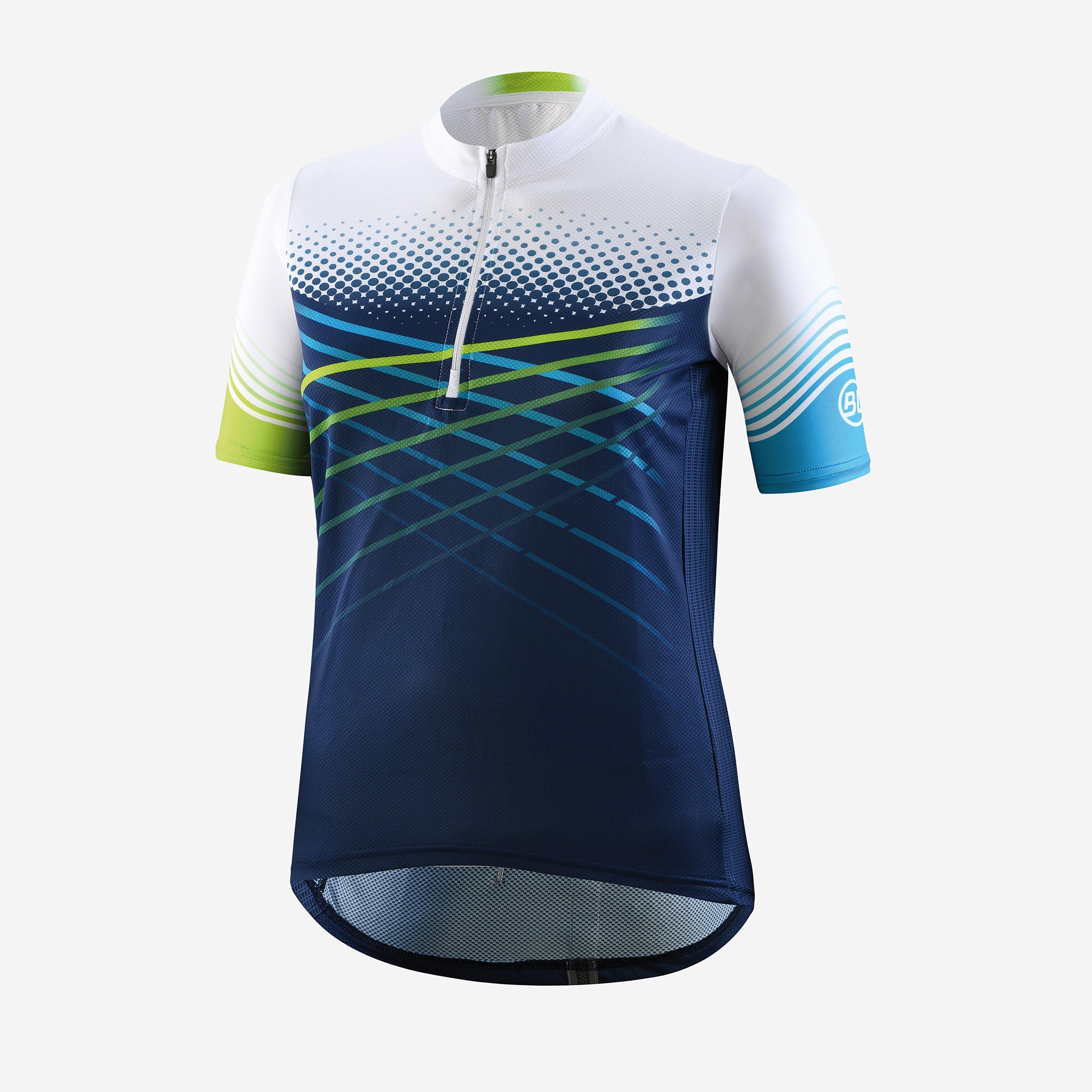 Dark Blue - Bicycle Line - Women's Edera MTB Short Sleeve UPF 30+ Loose Fit Short Sleeve Cycling Jersey - 1