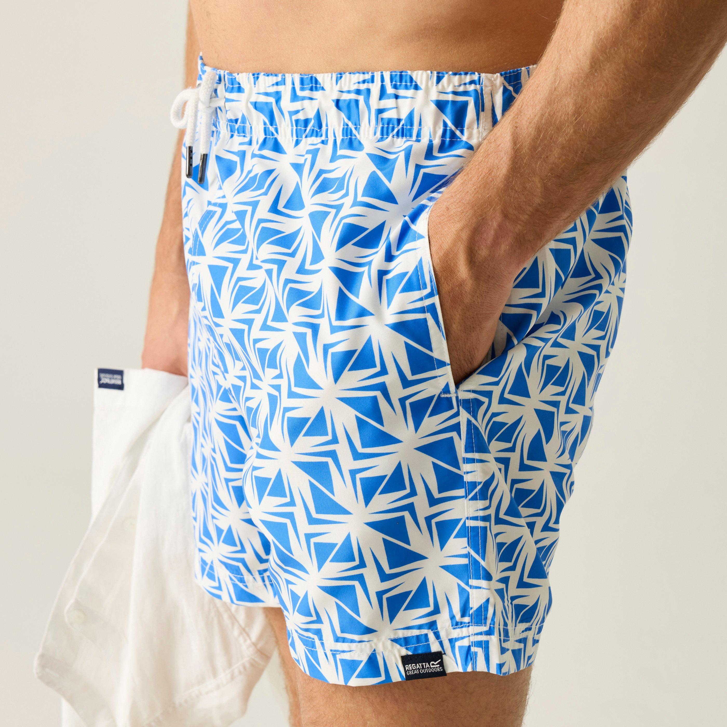 Wht/Scblgeo - Regatta - Loras Swimming Shorts - 5