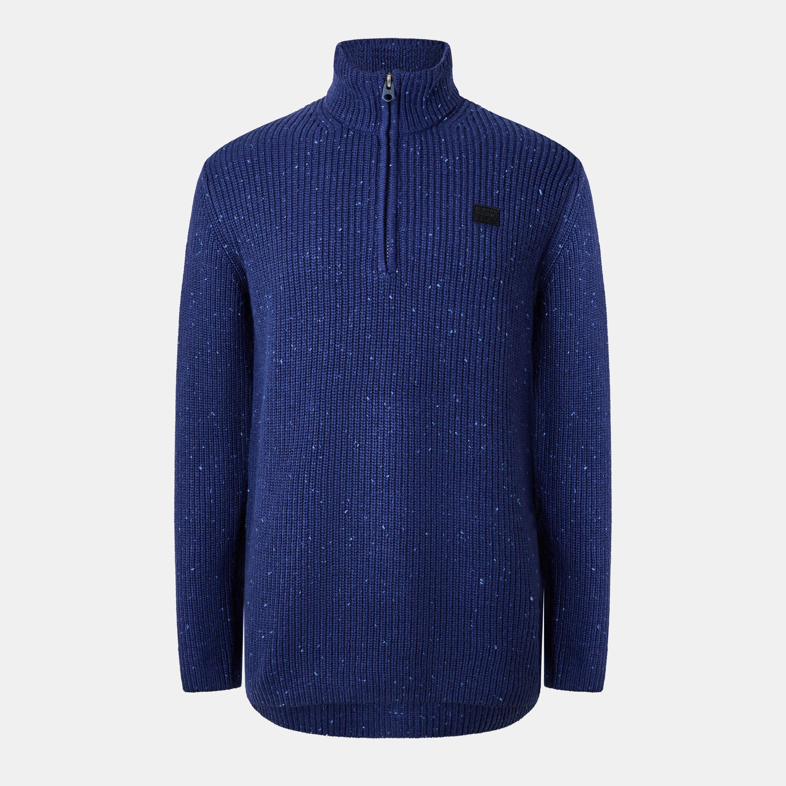 Imperial Blue - G Star - Men's G-Star Skipper Crew Neck Jumper - 1