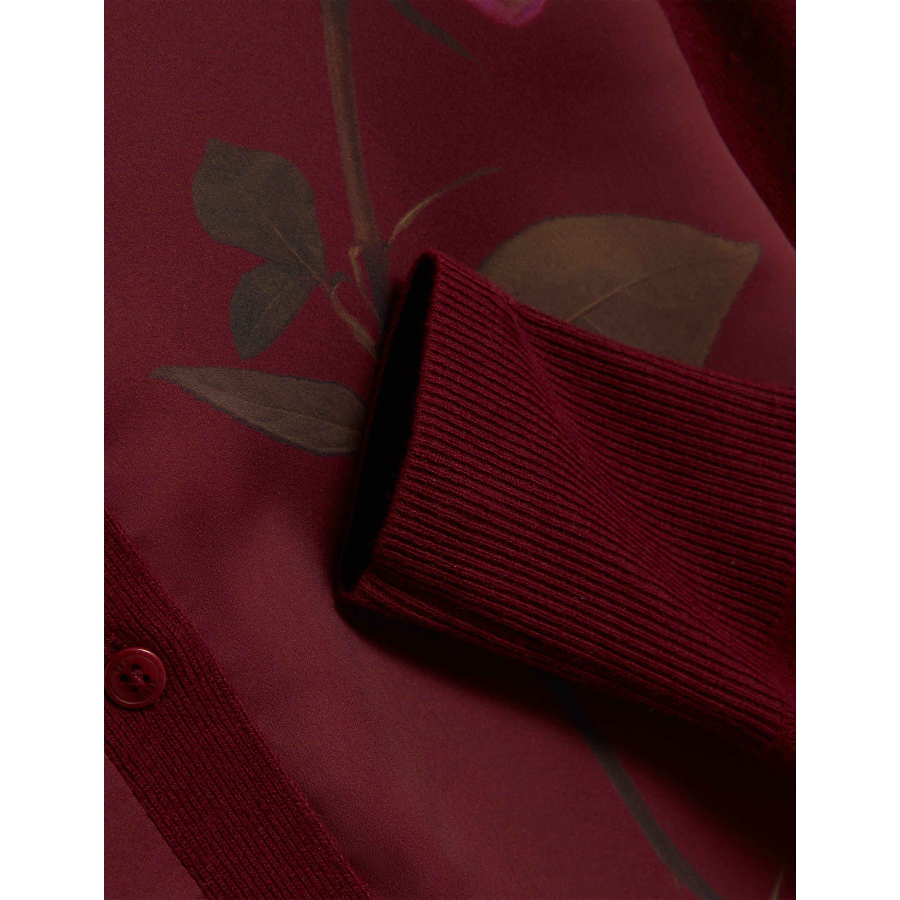 Maroon - Ted Baker - Ted Floral Cardigan Ld64 - 5