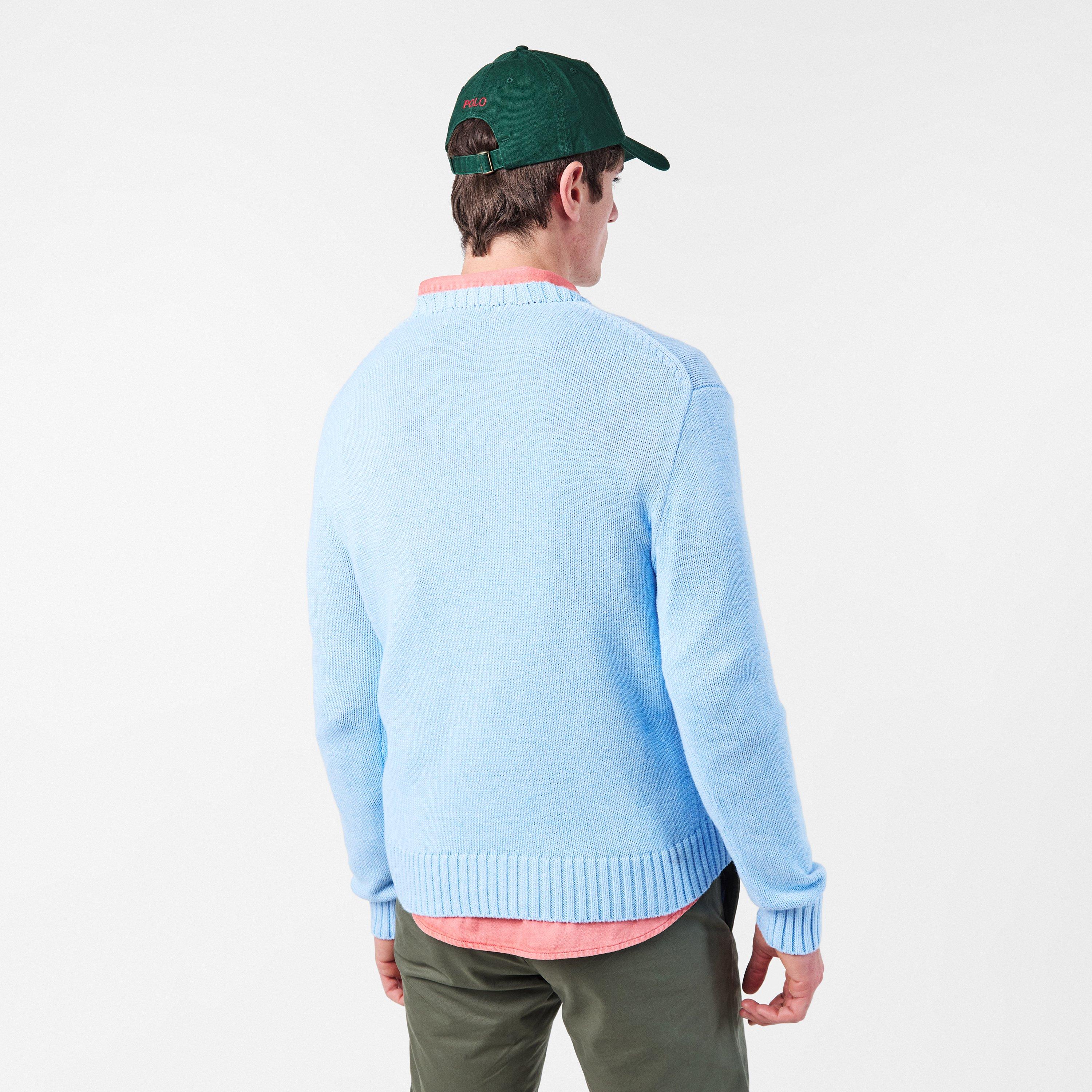 Ocean Pearl - Polo Ralph Lauren - Men's Holiday Bear Knitted Crew Neck Jumper - 4