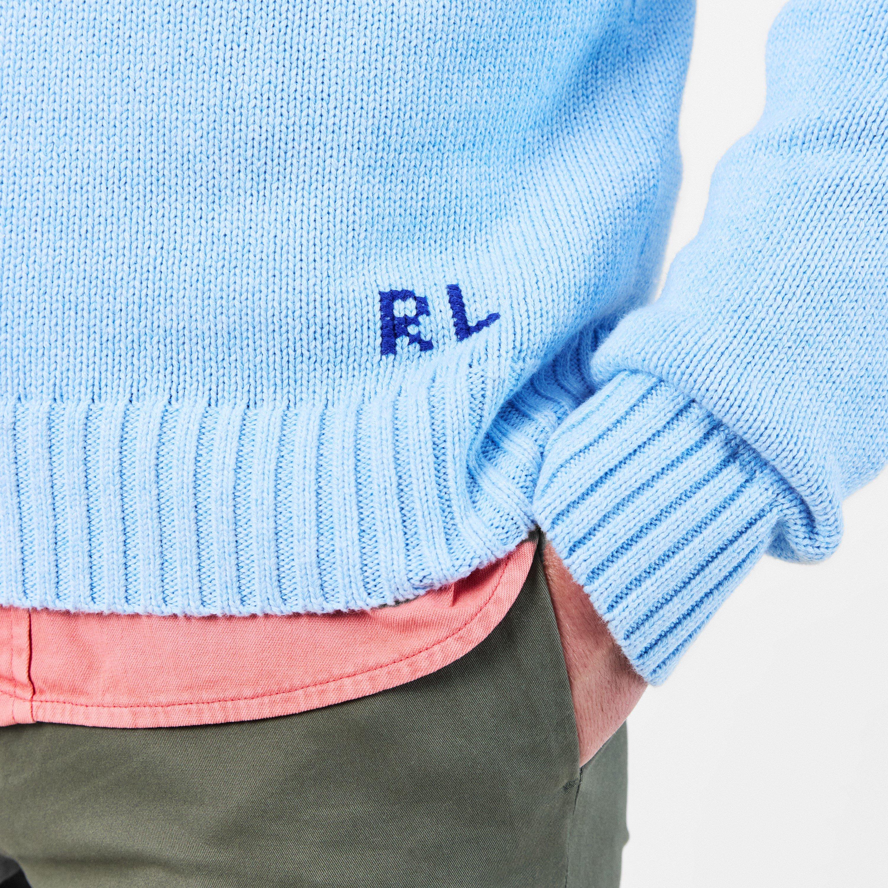 Ocean Pearl - Polo Ralph Lauren - Men's Holiday Bear Knitted Crew Neck Jumper - 5