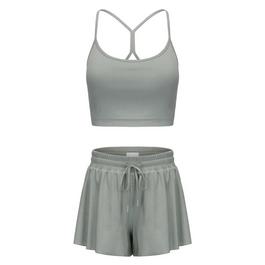 Slazenger Bra Shorts Set Womens