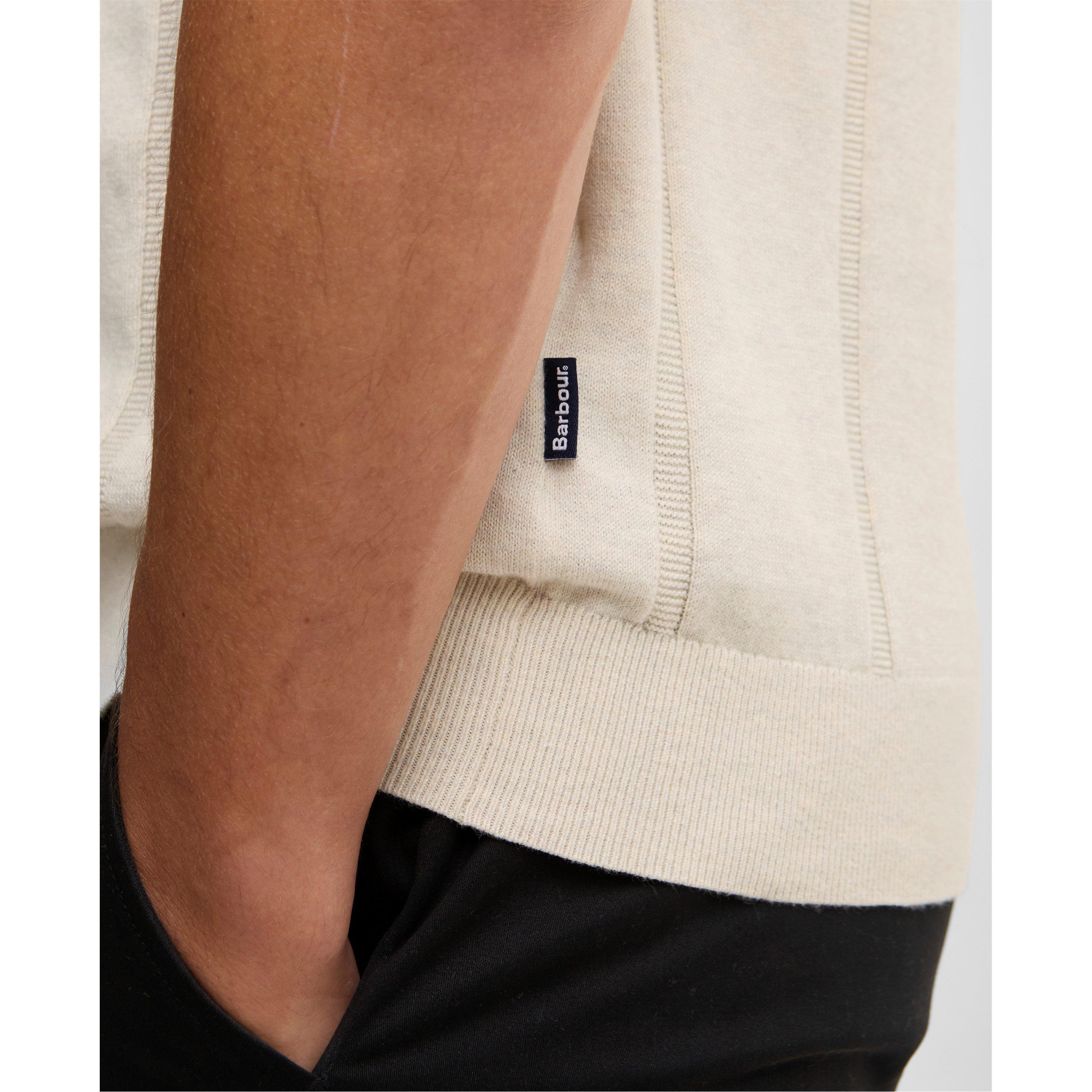 Oatmeal BE72 - Barbour - Mens Wellburn Polo - 5