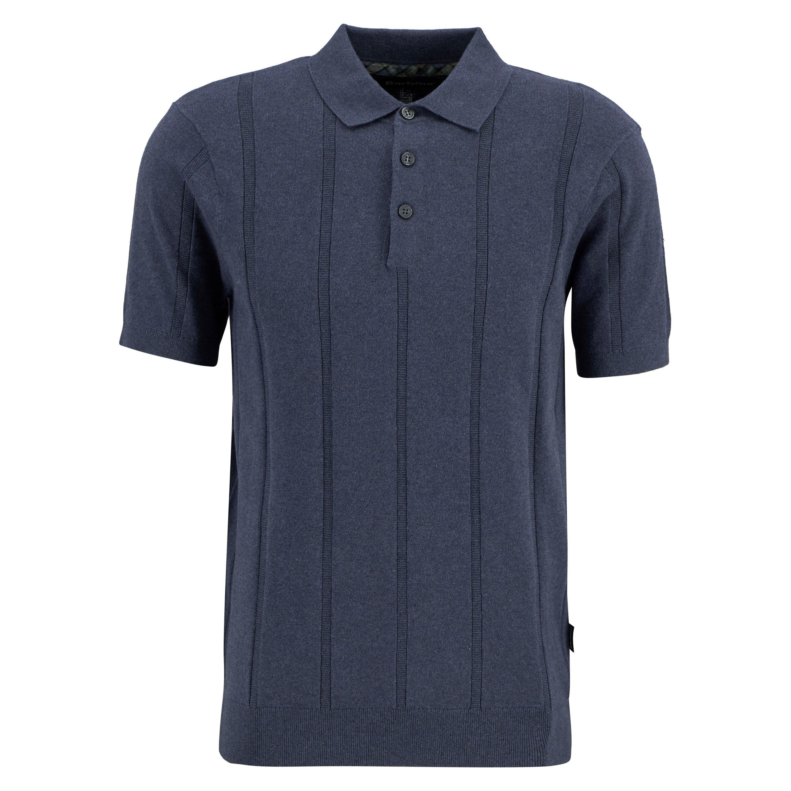 Barbour Men's Wellburn Polo - Navy Ny91 - L