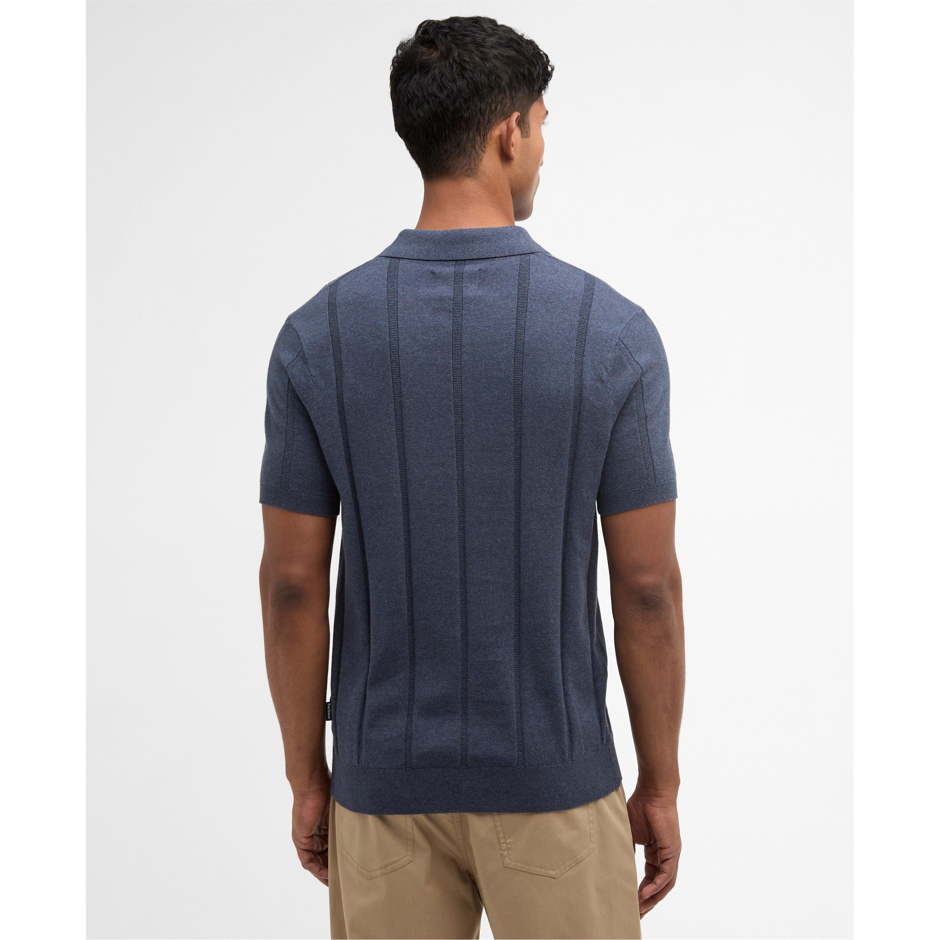 Navy NY91 - Barbour - Mens Wellburn Polo - 3