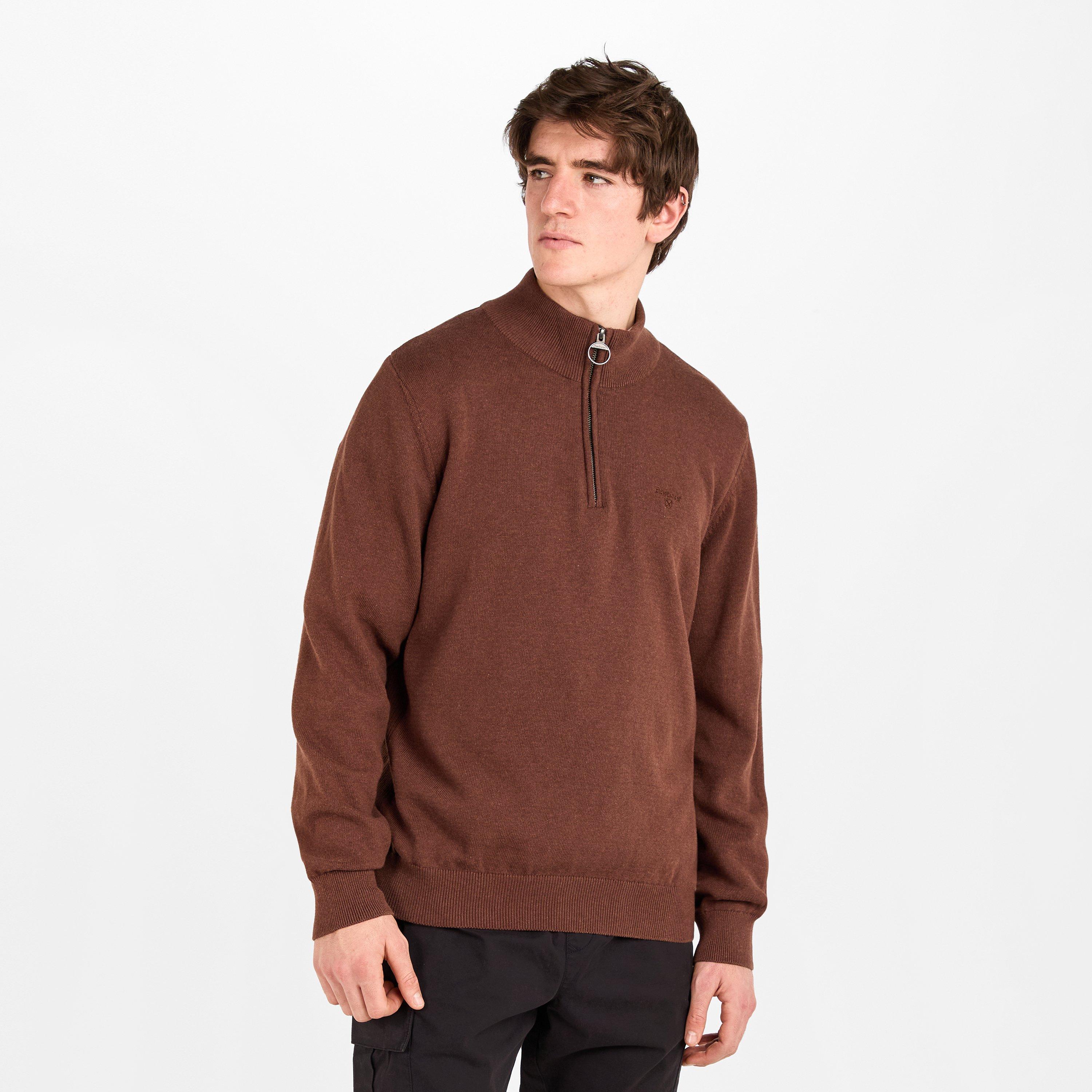 Umber BR38 - Barbour - Mens Half-Zip Jumper - 3