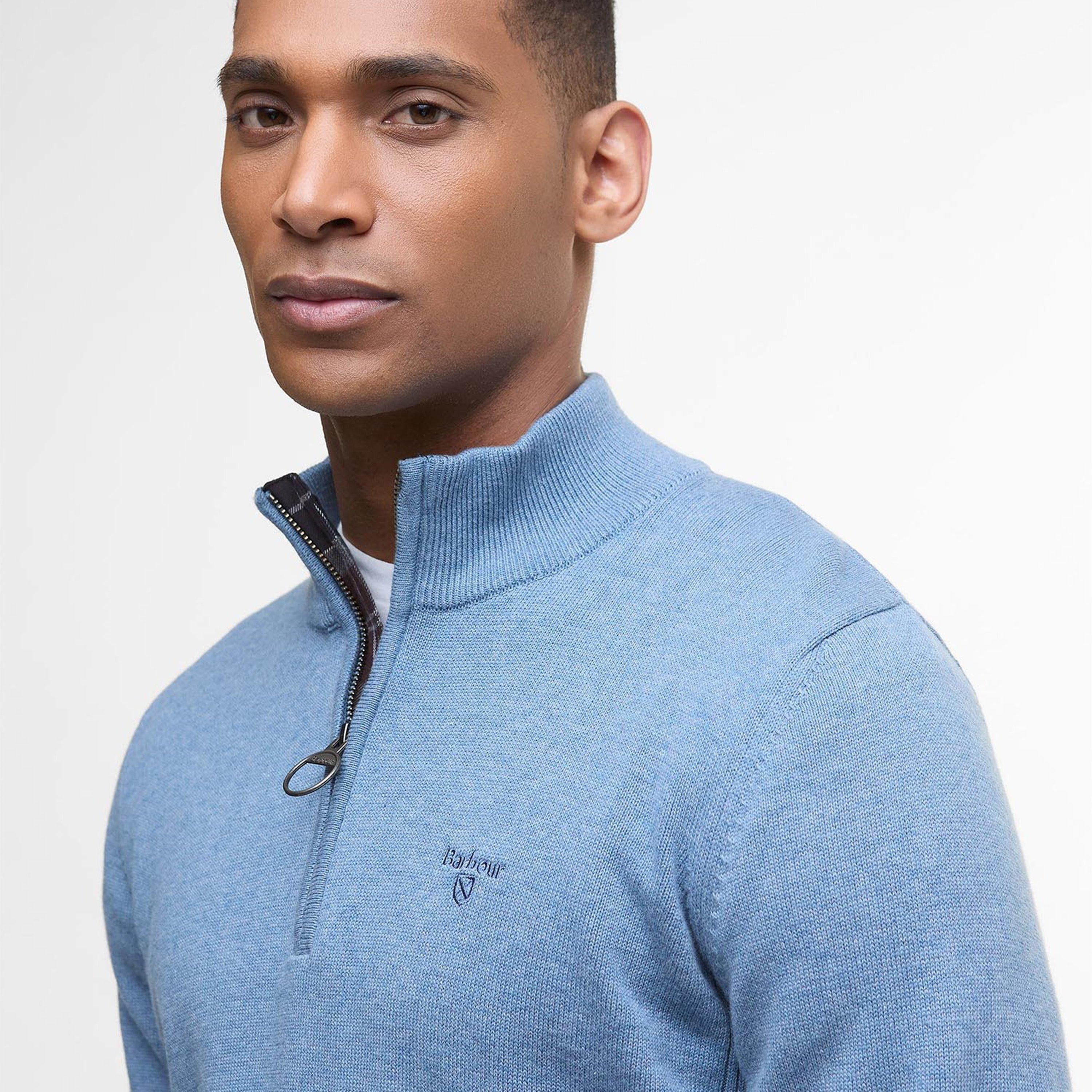 Bluestone BU43 - Barbour - Mens Half-Zip Jumper - 4