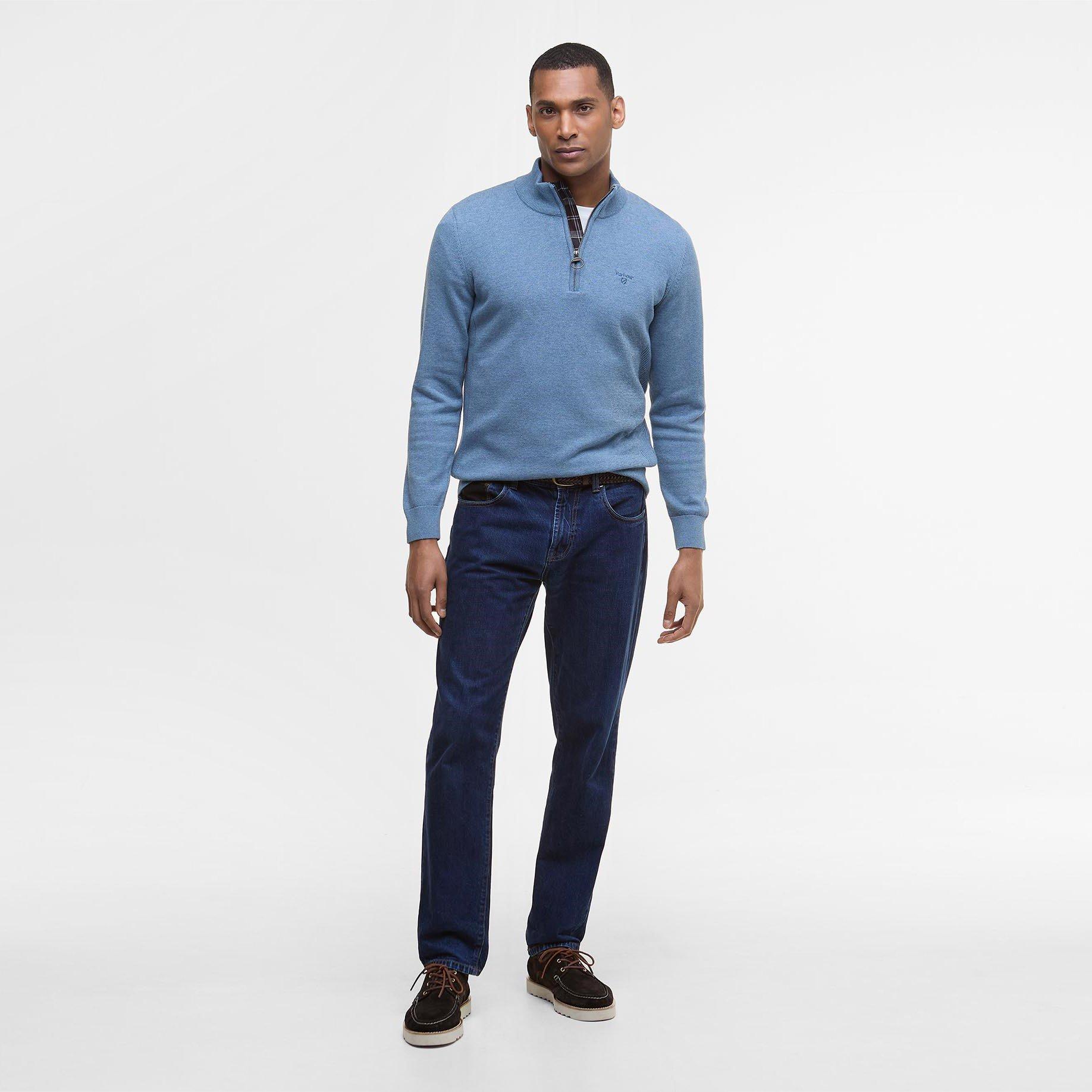 Bluestone BU43 - Barbour - Mens Half-Zip Jumper - 5