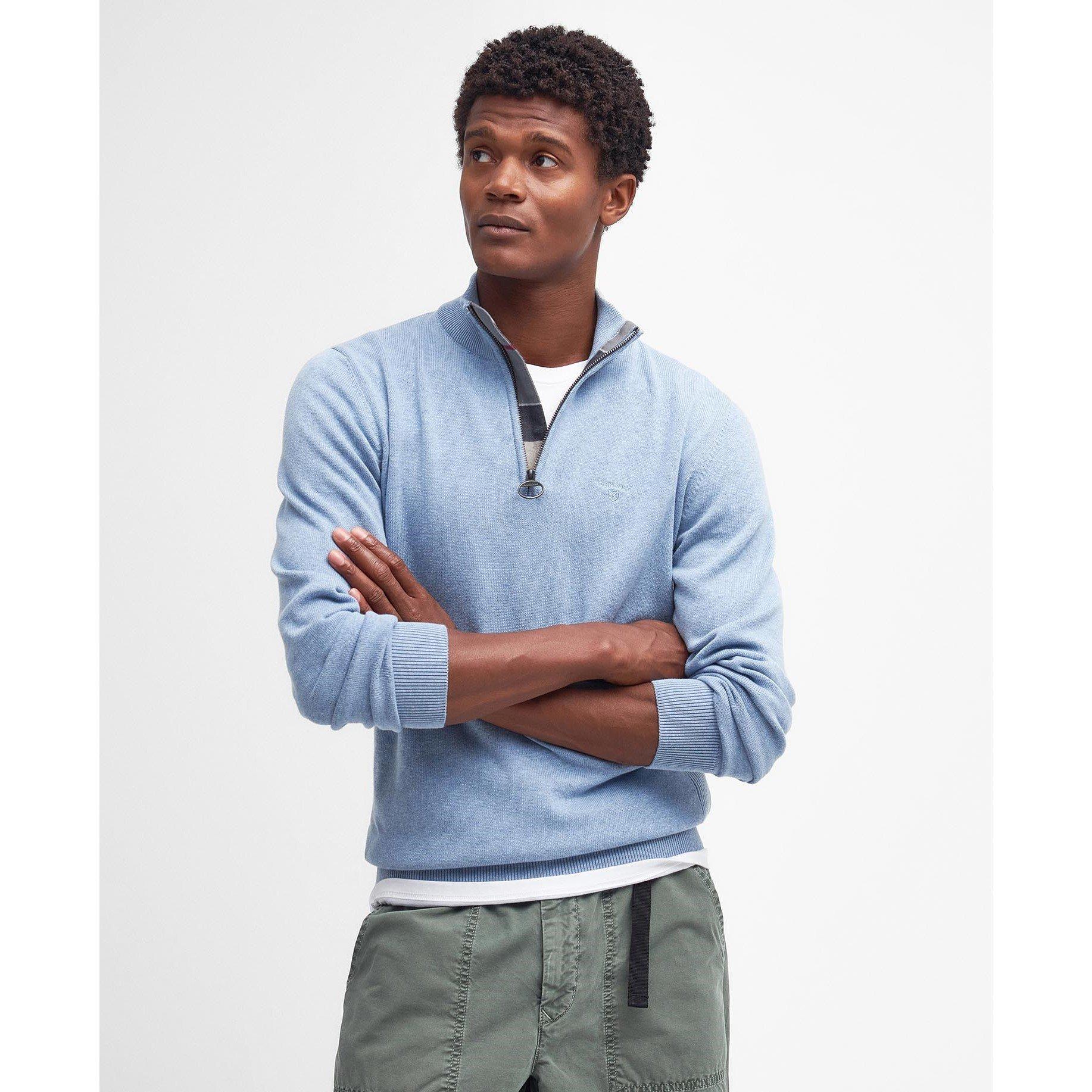 Drk Chmbry BL14 - Barbour - Mens Half-Zip Jumper - 2