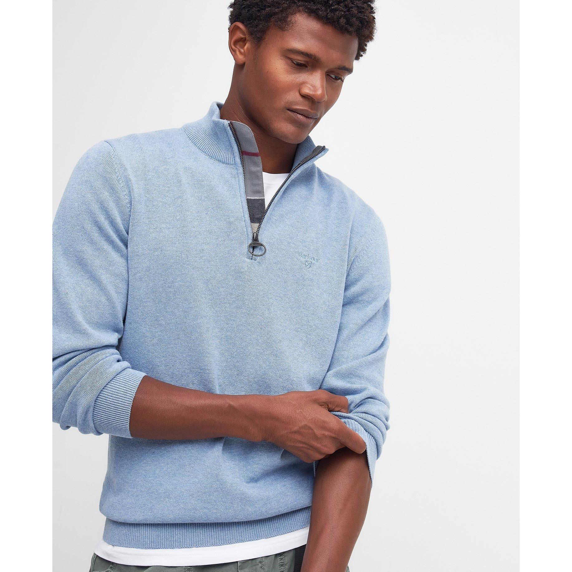 Drk Chmbry BL14 - Barbour - Mens Half-Zip Jumper - 6