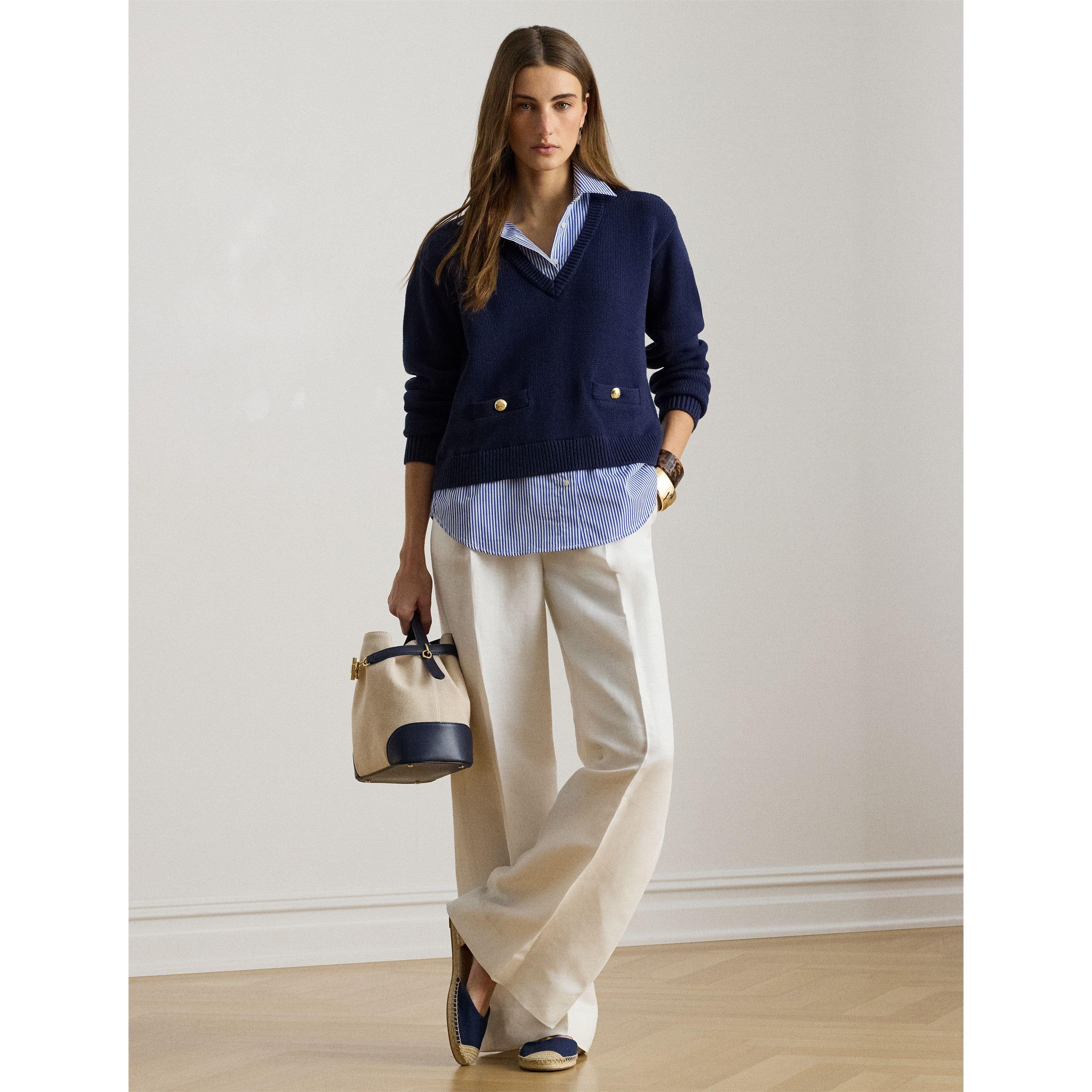 RF NAVY MULTI - Lauren by Ralph Lauren - Women's Crew Neck Jumper - 6