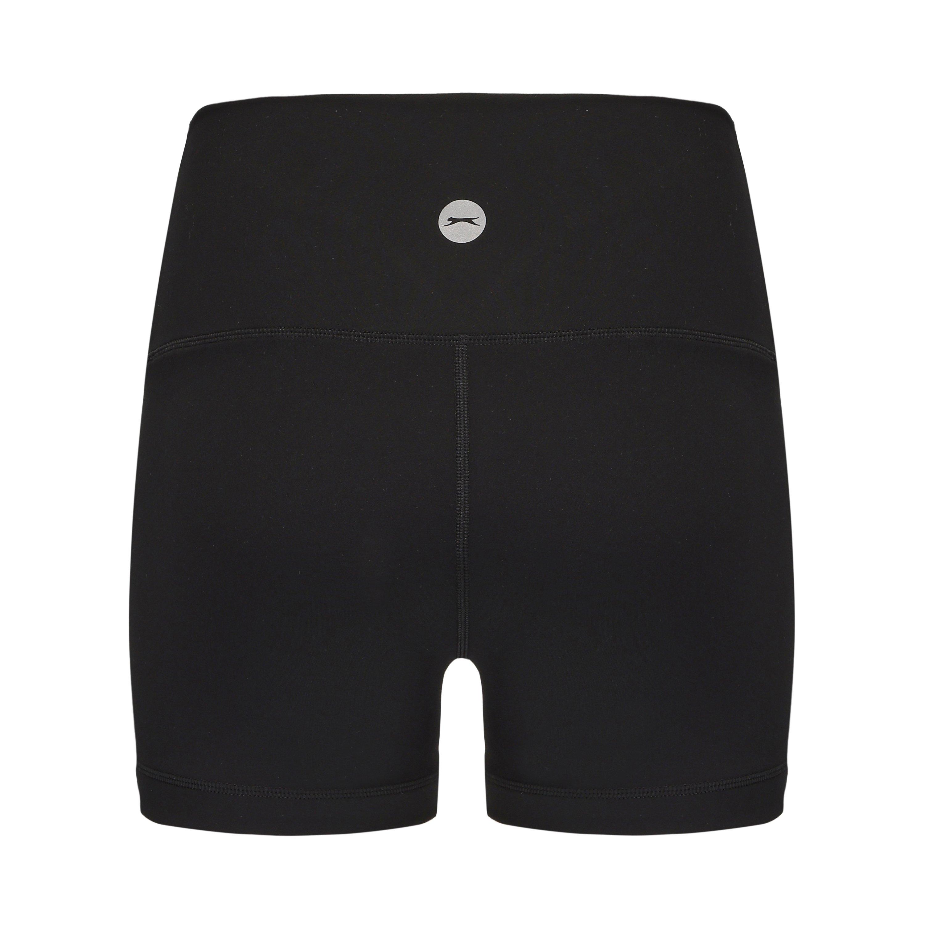 Chocolate/Black - Slazenger - Booty Shorts Womens - 8