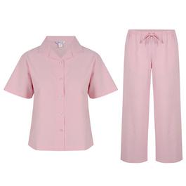 Miso Oxford Revere Collar Shirt and Shorts Set Womens