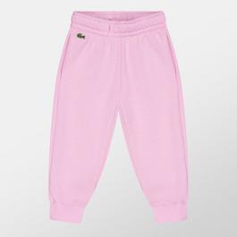 Lacoste Unisex Kids' Logo Closed Hem Fleece Joggers