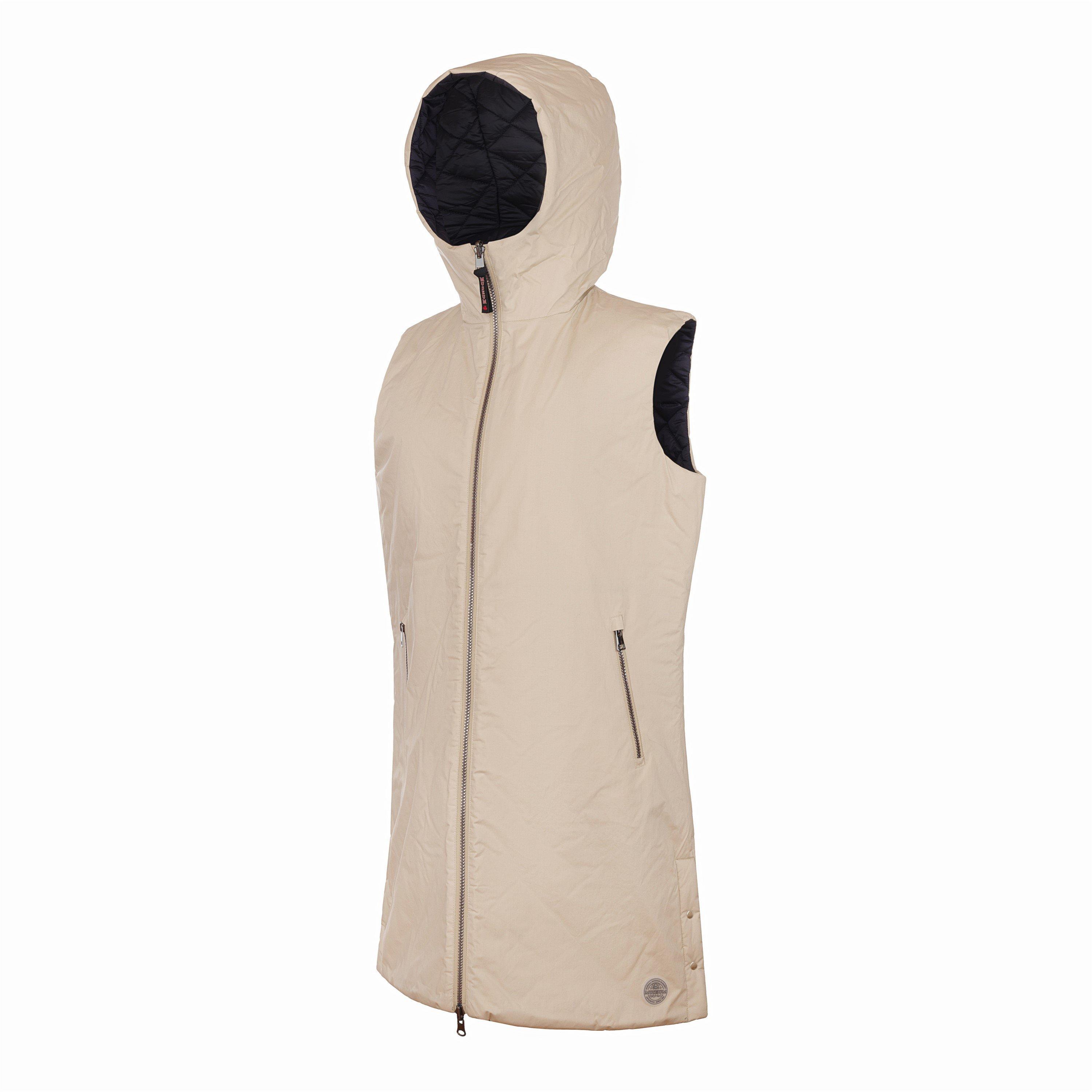 Brown Rice - Museum - Women's Reversible Sleeveless Gilet - 3