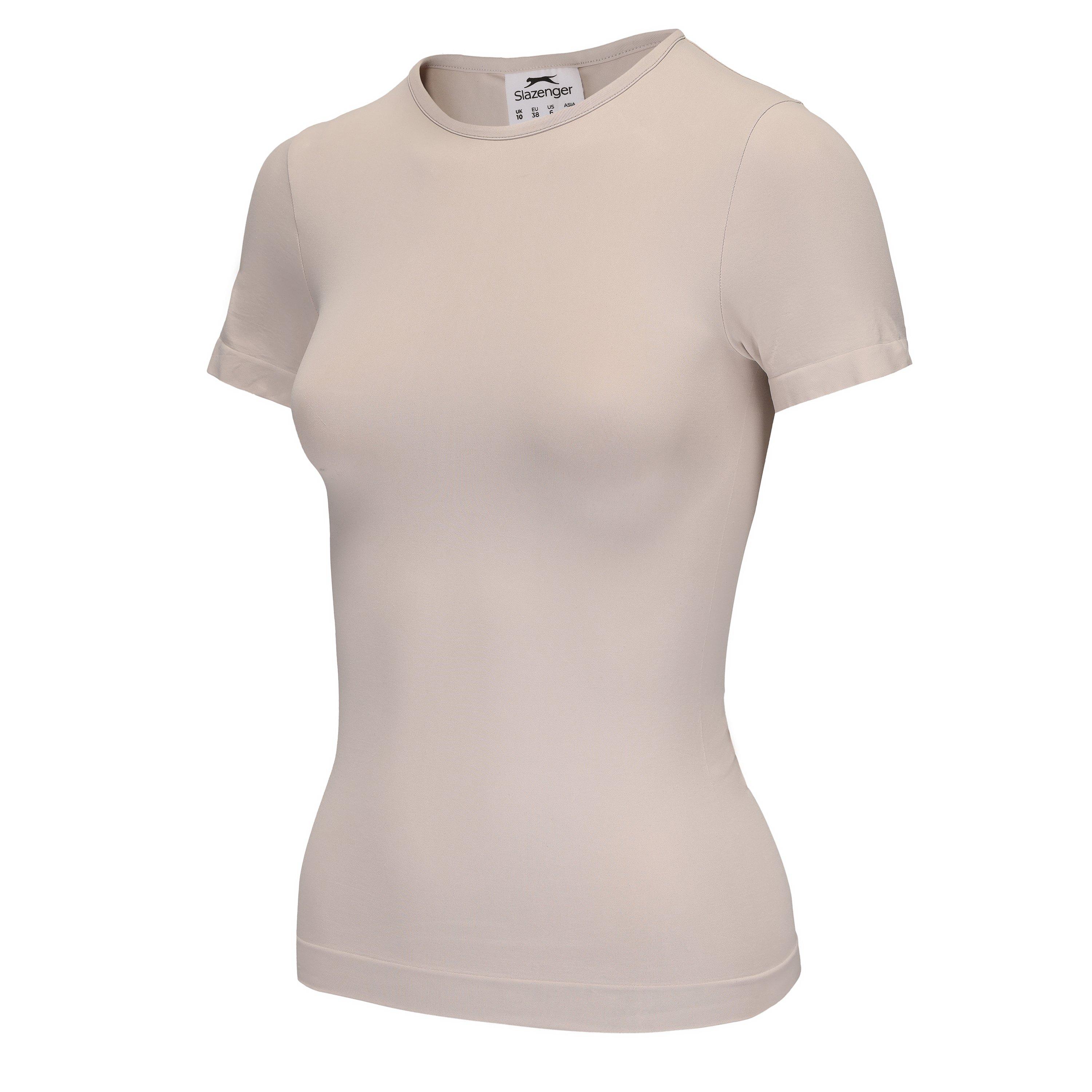 Nacreous/Sugar - Slazenger - Fit Short Sleeve T-shirt Womens - 4