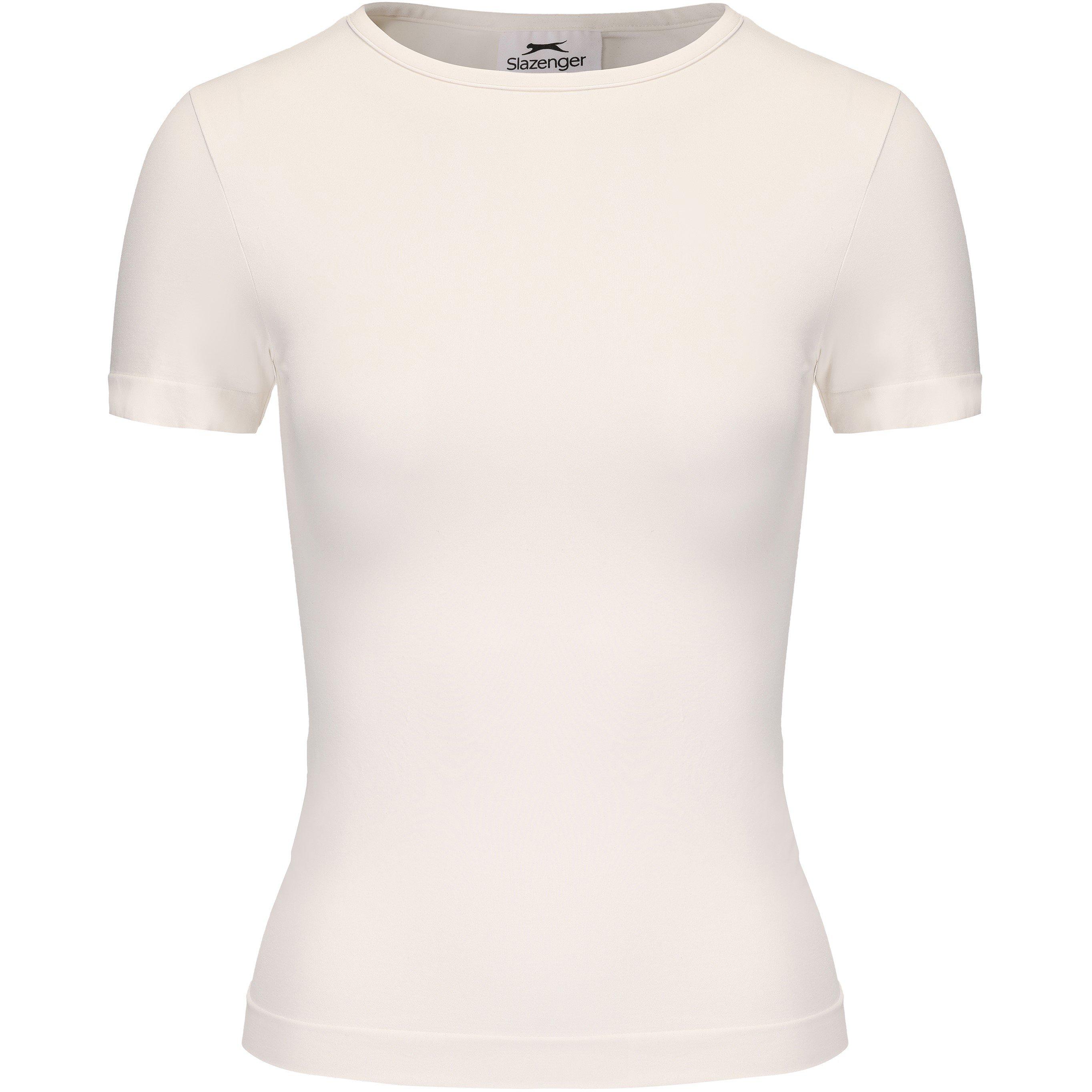 Nacreous/Sugar - Slazenger - Fit Short Sleeve T-shirt Womens - 7